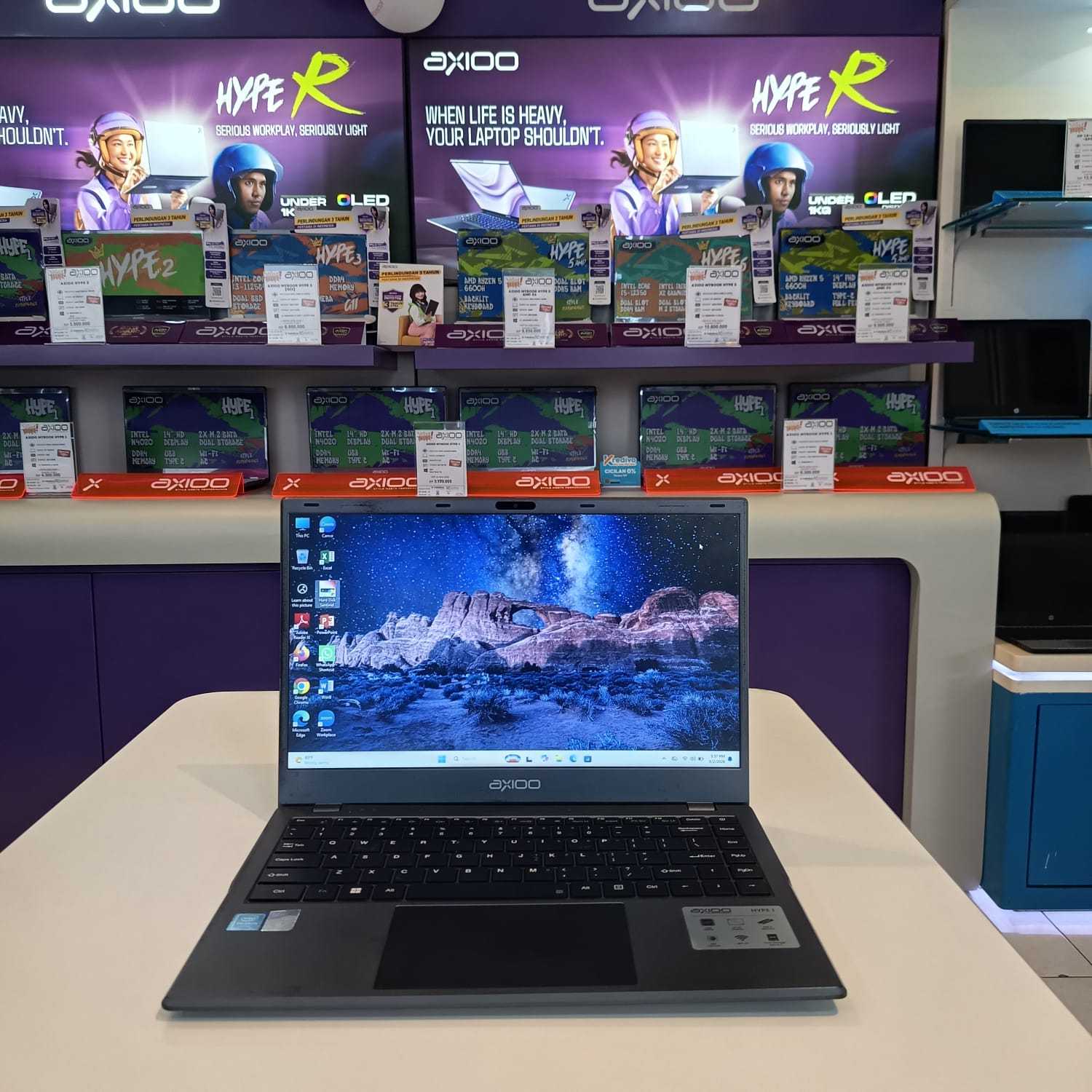 AXIOO Mybook HYPE 1 Intel Celeron N4020 RAM 4GB SSD 128GB W 11