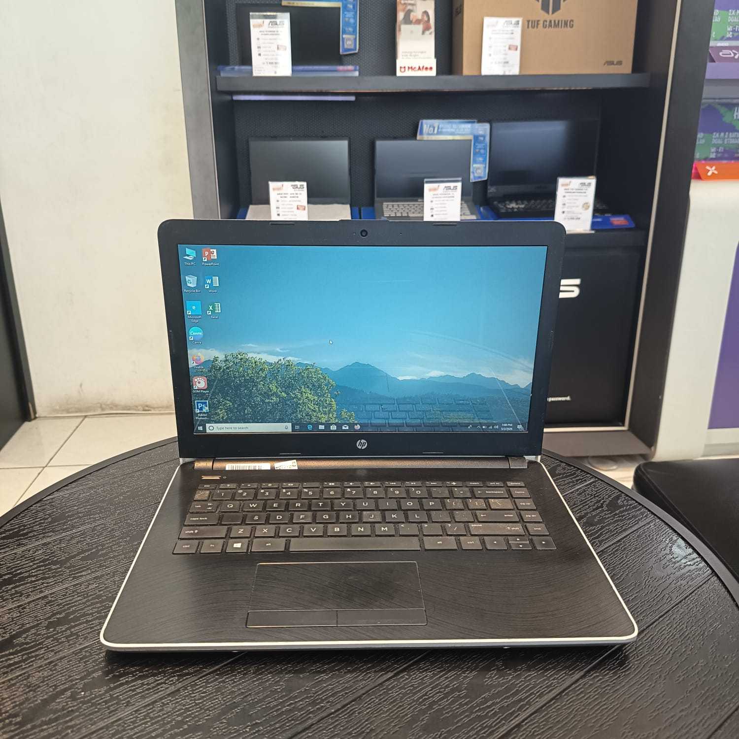 HP 14-bw0xx AMD A4-9120  DISPLAY 14 RADEON RYZEN 3 RAM 4GB SSD 256GB WINDOWS 10 HOME