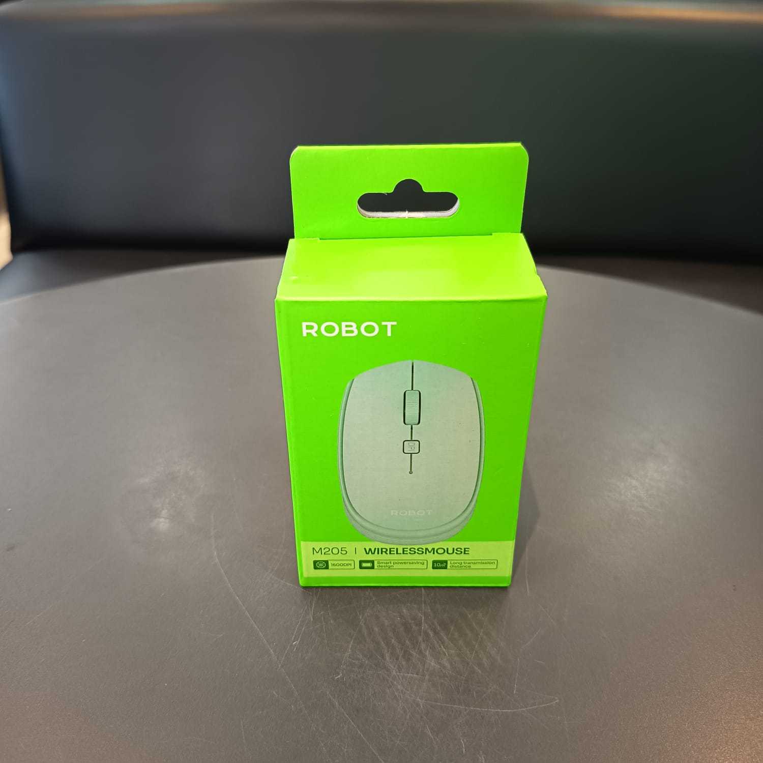 MOUSE WIRELESS ROBOT M205 GREEN 