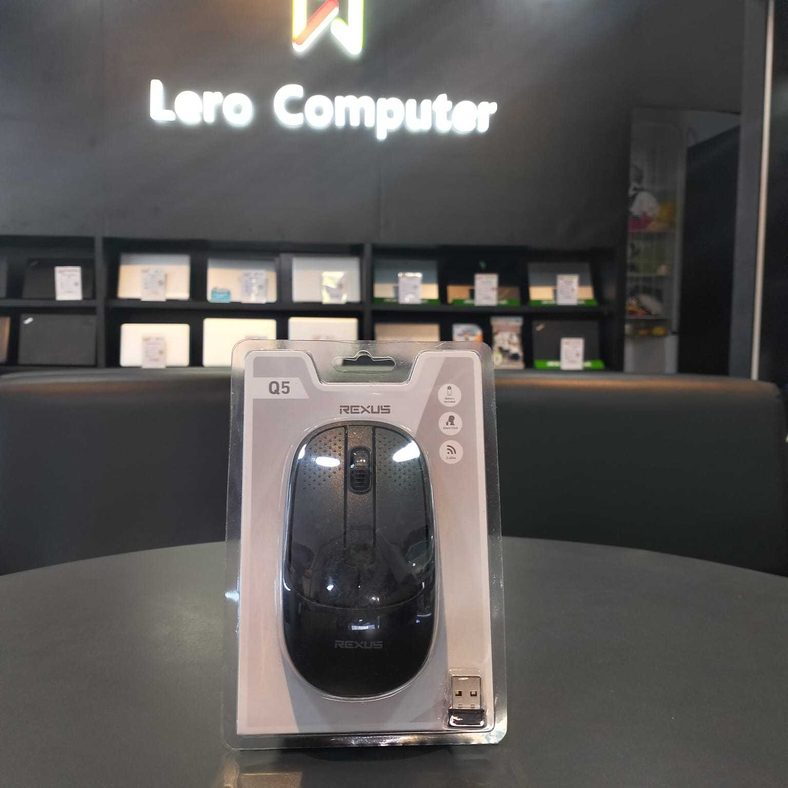 Mouse Wireless Rexus Q5 Black 