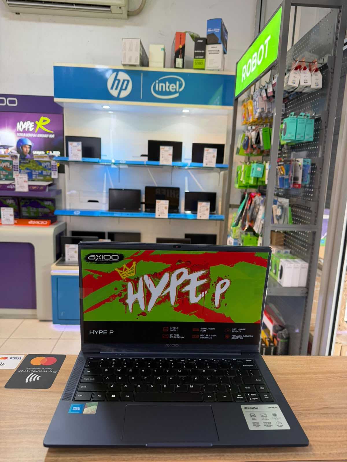 AXIOO HYPE P Intel Pentium Gold 6405U 8GB 256GB W11 BLUE 