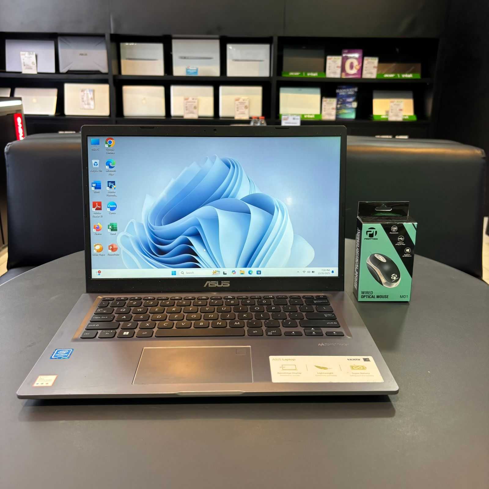 ASUS A416MA/ INTEL CELERON N4020/ RAM 4GB/ SSD 256GB/ WINDOWS 11 HOME
