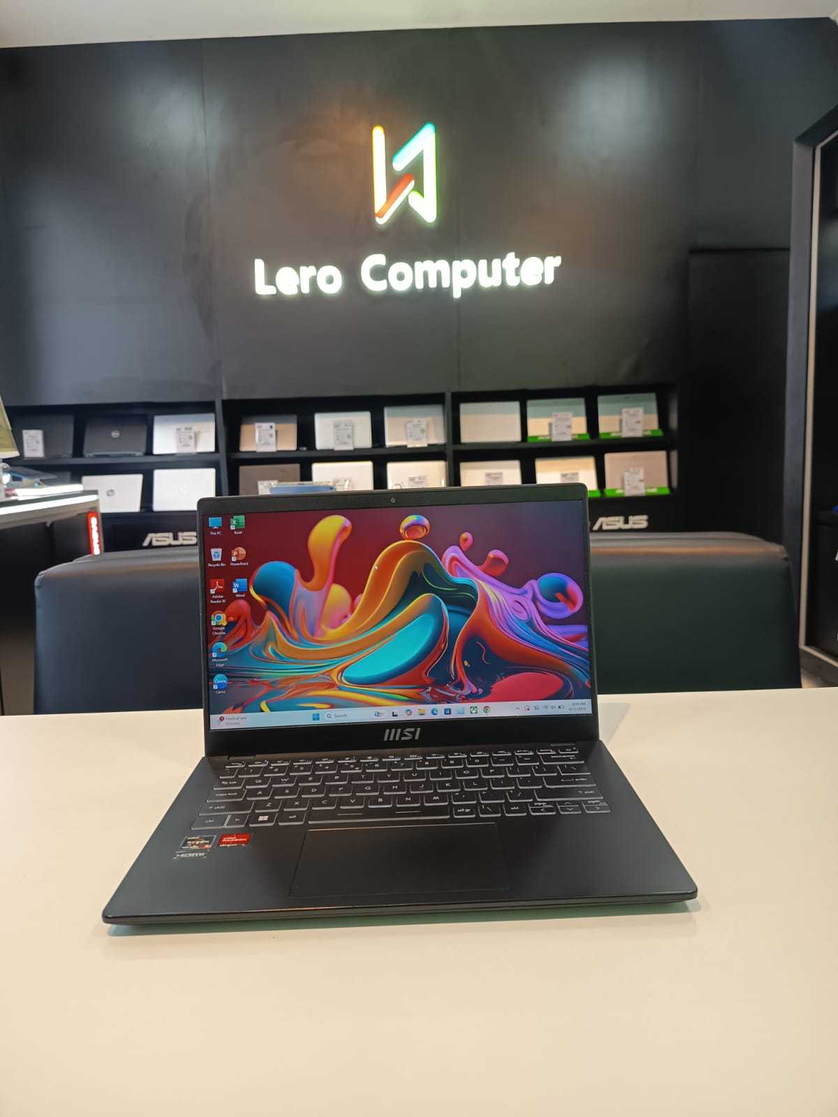 MSI (Micro-Star International) E14JKAMS AMD RYZEN 5-5625U RAM 16GB SSD 512GB NVME WINDOWS 11HOME 