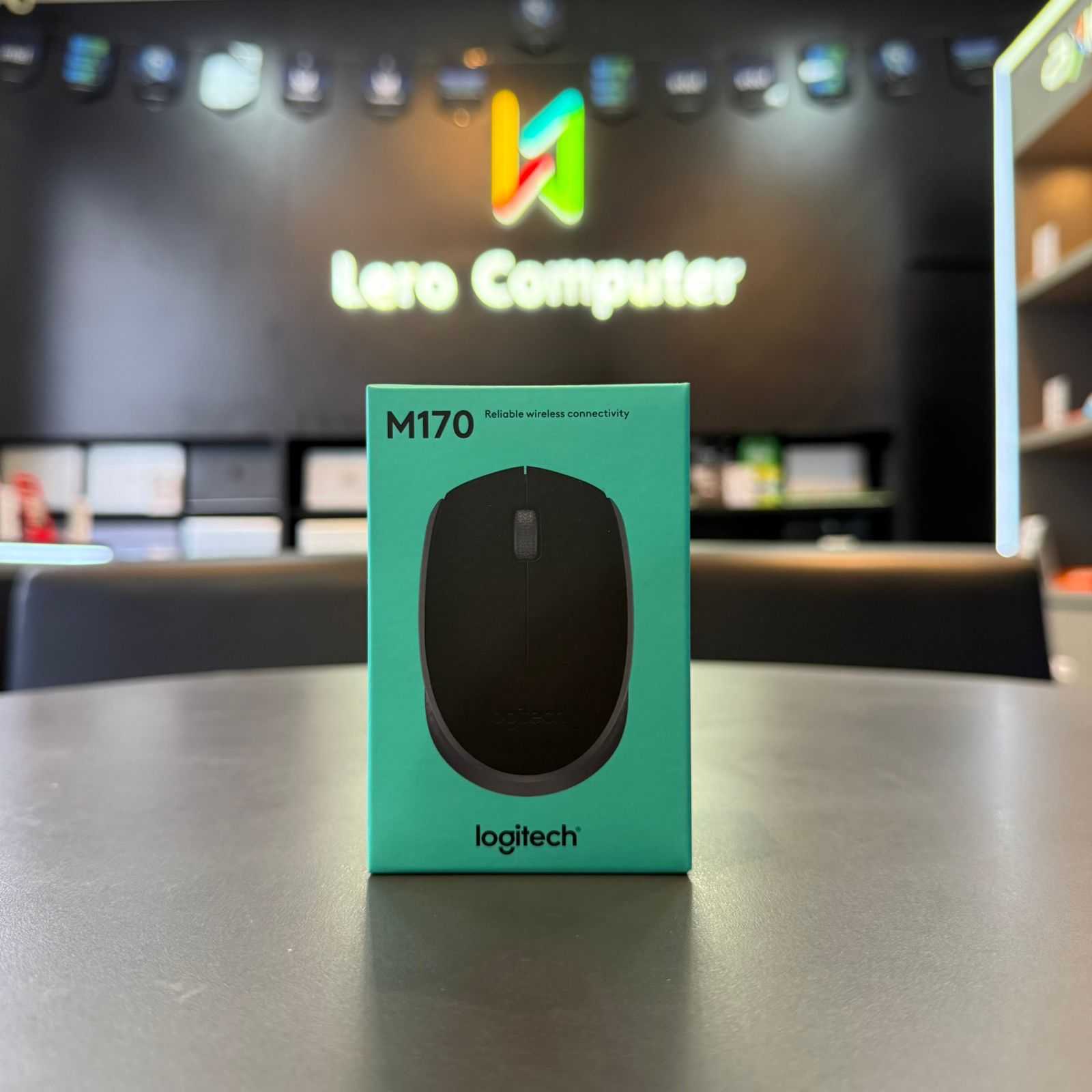 MOUSE WIRELESS LOGITECK M170 BLACK (910-004658)