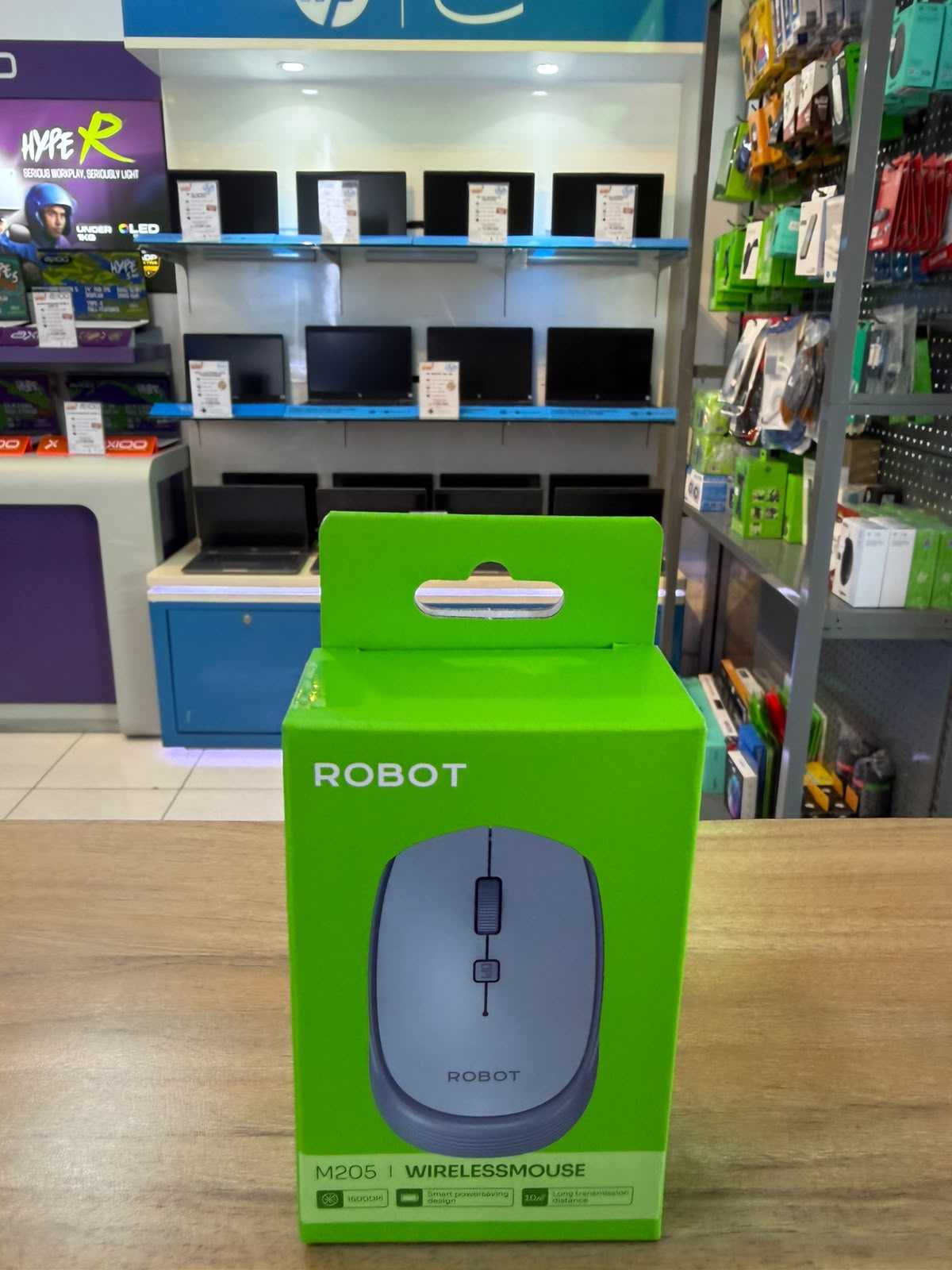 MOUSE ROBOT M205 BLUE 2.4G WIRELESS 