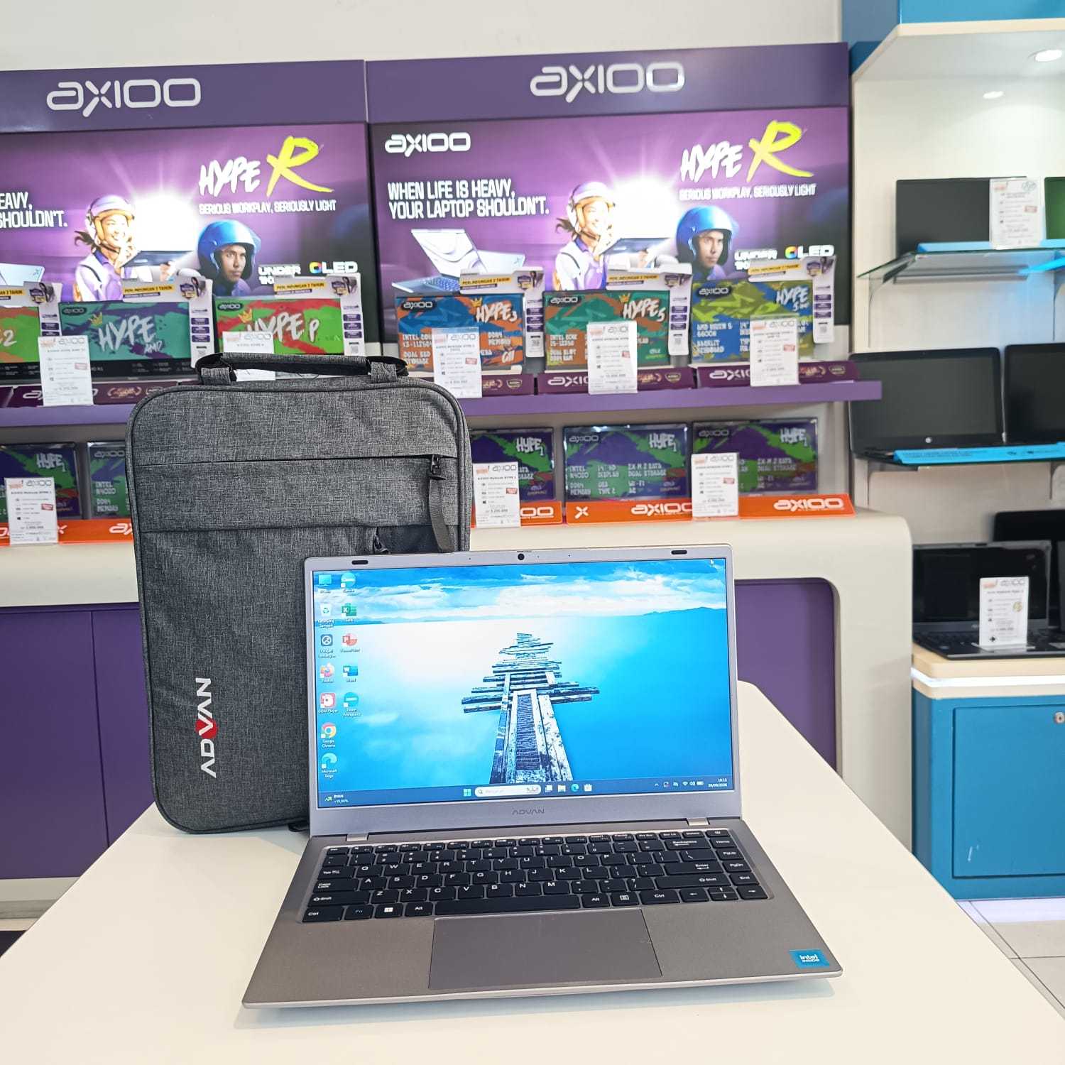 Advan soulmate 140S Intel Celeron N4020 Ram 4GB Ssd 128GB W 11 home