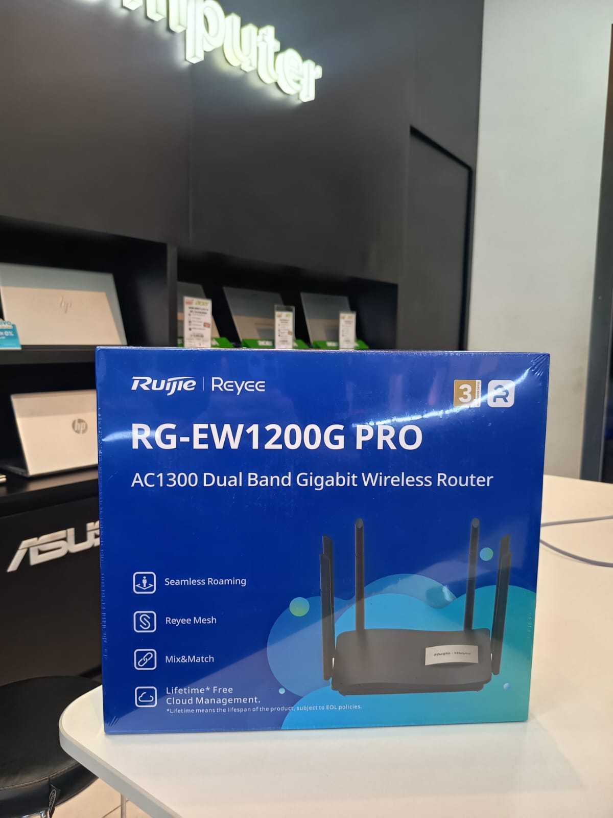 Ruijie Reyee RG EW1200G PRO AC1300 Dual Band Gigabit Wireless Router