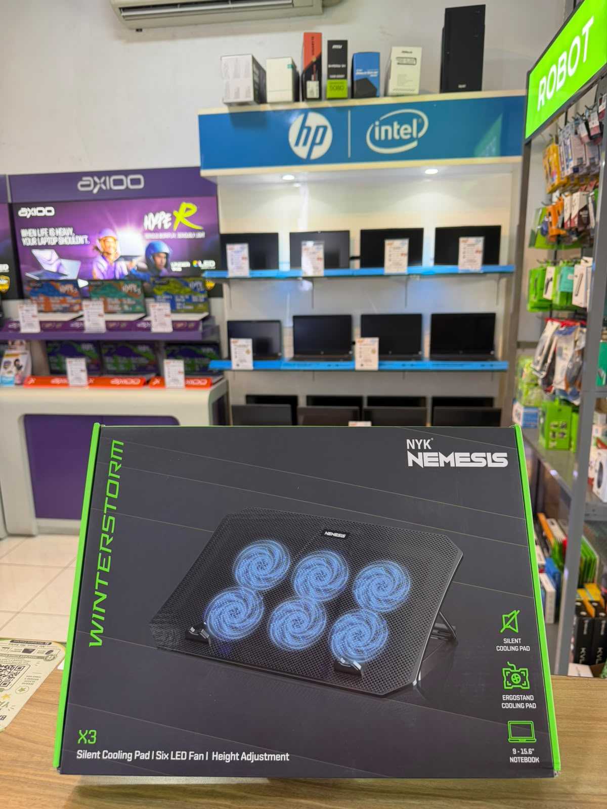 Cooling Pad NYK Nemesis NB Cooler X3 InetrStorm