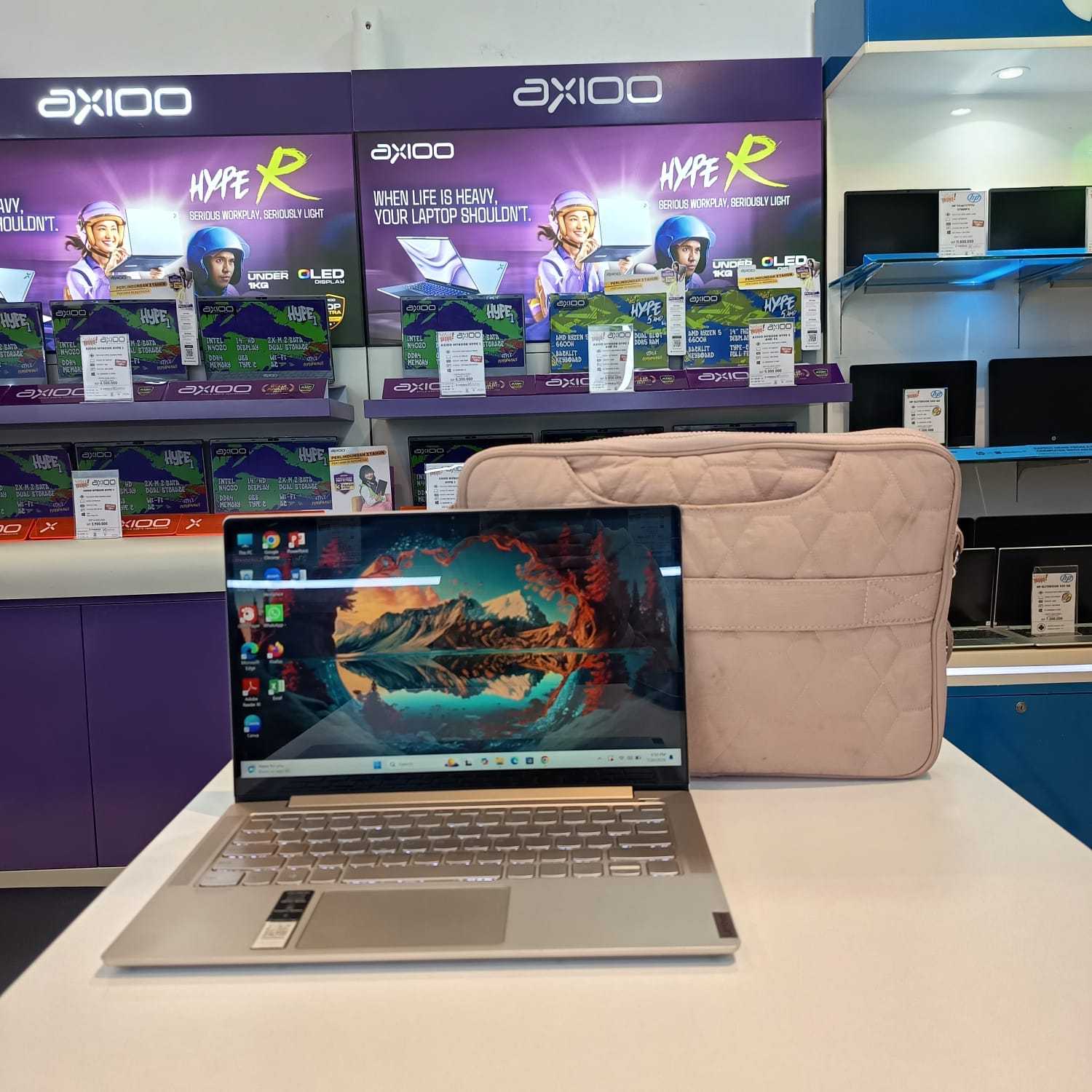 LENOVO YOGA S740-14IIL INTEL CORE i7-1065G7 RAM 16GB DDR5 SSD 512GB WINDOWS 11 KELENGKAPAN CHARGER,TAS,MOUSE