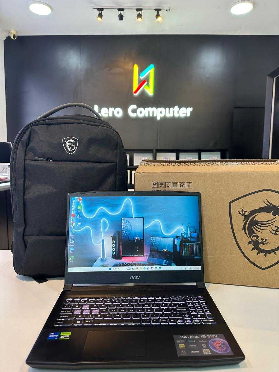 Second like new MSI Model Katana 15 B13vfk Proc: core i7 Gen 13 Ram:16gb SSD: 1tb VGA 4060 Kelengkapan: fullset