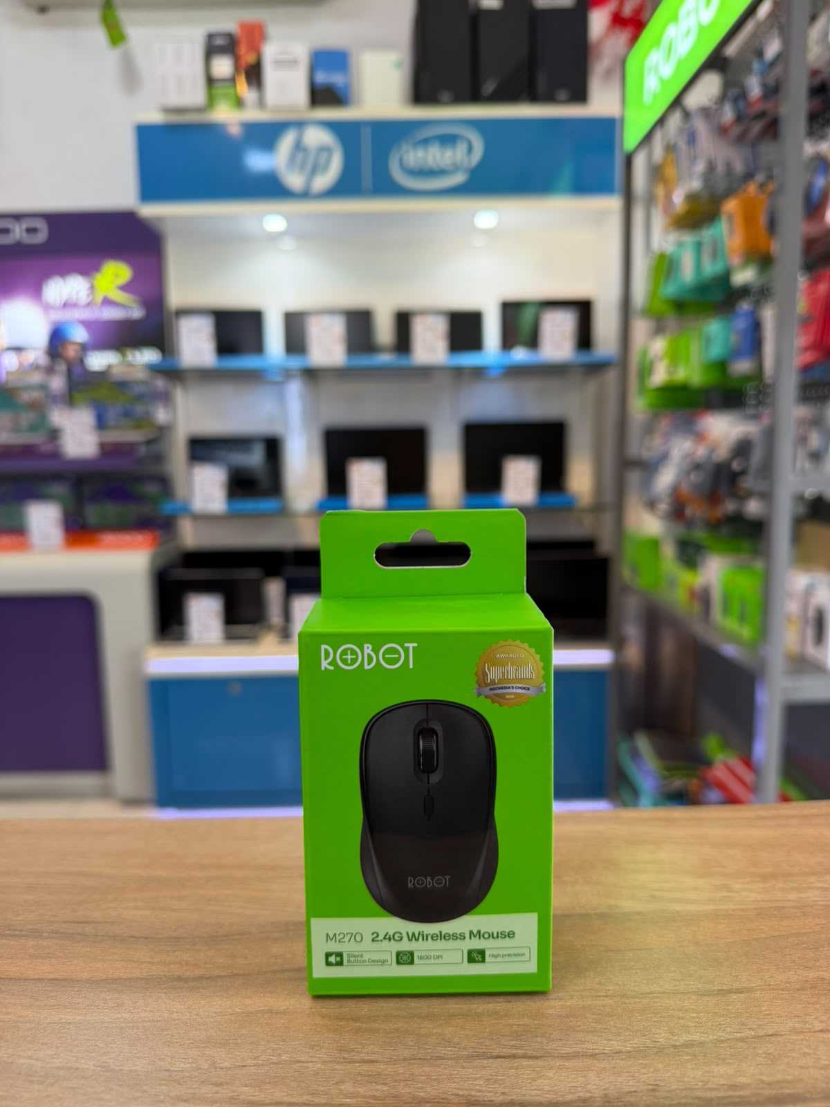 Mouse Wireless ROBOT M270 2.4G Black
