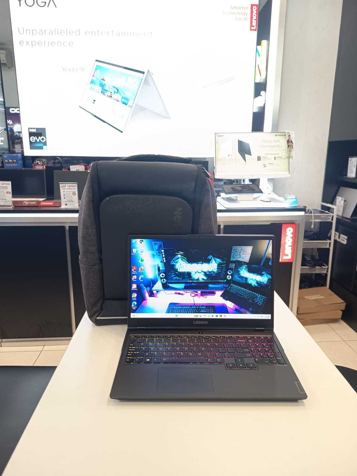 Second Like New Lenovo Legion 5 82B5 AMD Ryzen 5 4600H With Radeon Graphics  Ram 8 GB SSD 512 GB W 11 Home NVIDIA GeForce GTX 1650 Ti GPU 6GB