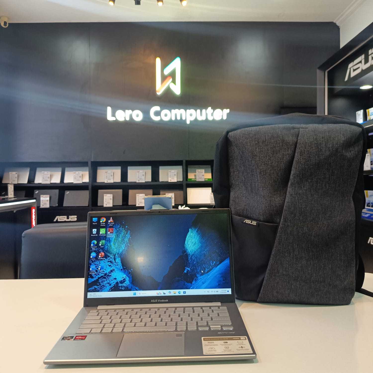 ASUS VIVOBOK GO E1404FA-E1404FA AMD RYZEN 3 7320U RAM 8GB DDR5 SSD 512GB WIN11 HOME Bergaransi Resmi Kelengkapan Charger,Tas,Mouse 