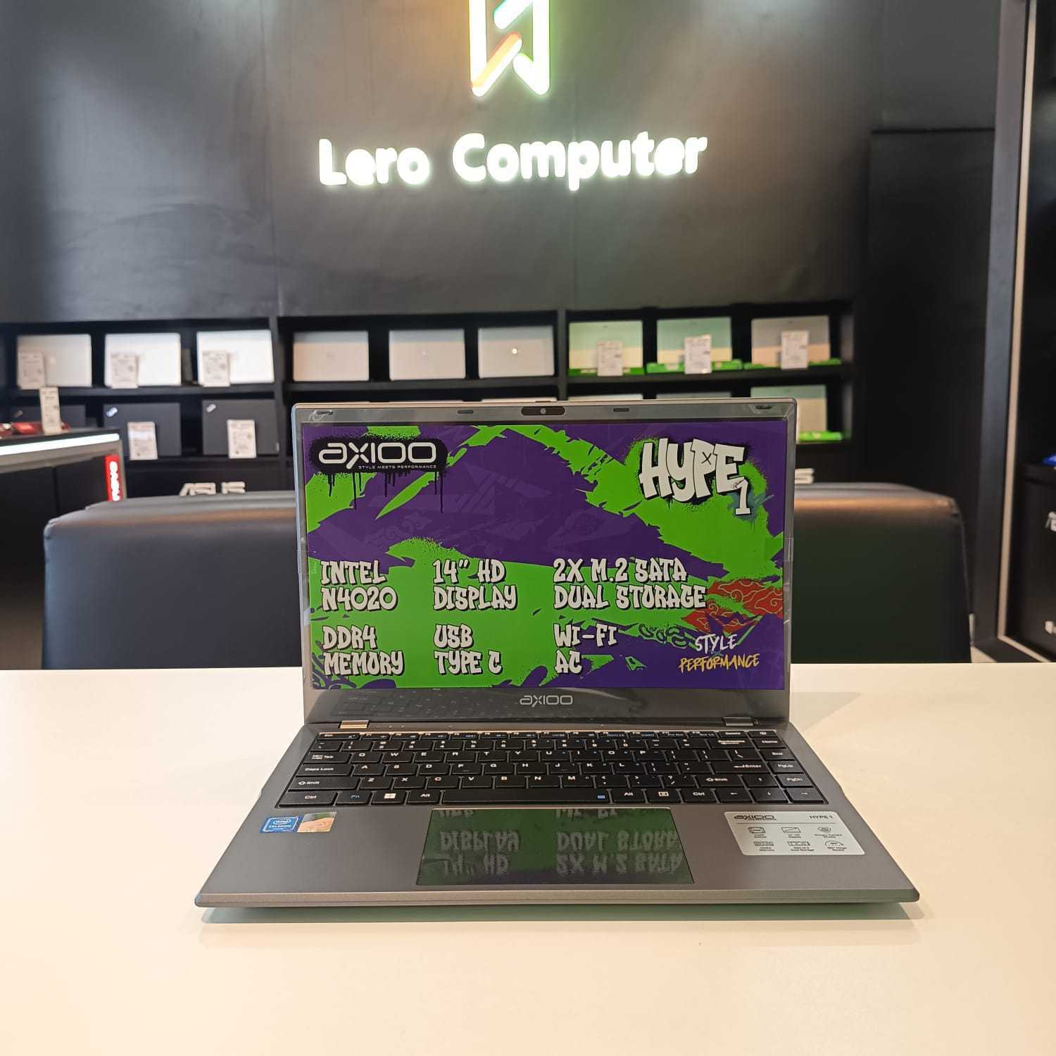 AXIOO MYBOOK HYPE 1 N4020 RAM 8GB SSD 128GB DOS
