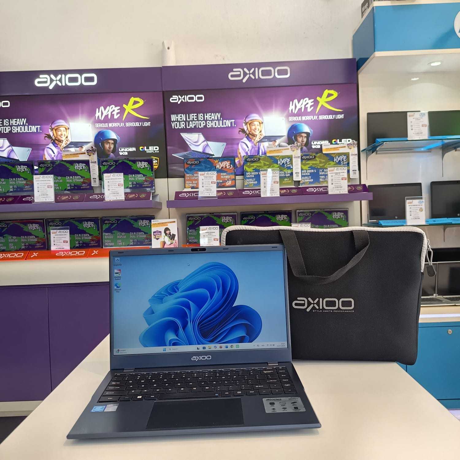AXIOO Mybook Hype 1 Intel Celeron N4020 RAM 8GB DDR4 SSD 128GB WINDOWS 11 HOME