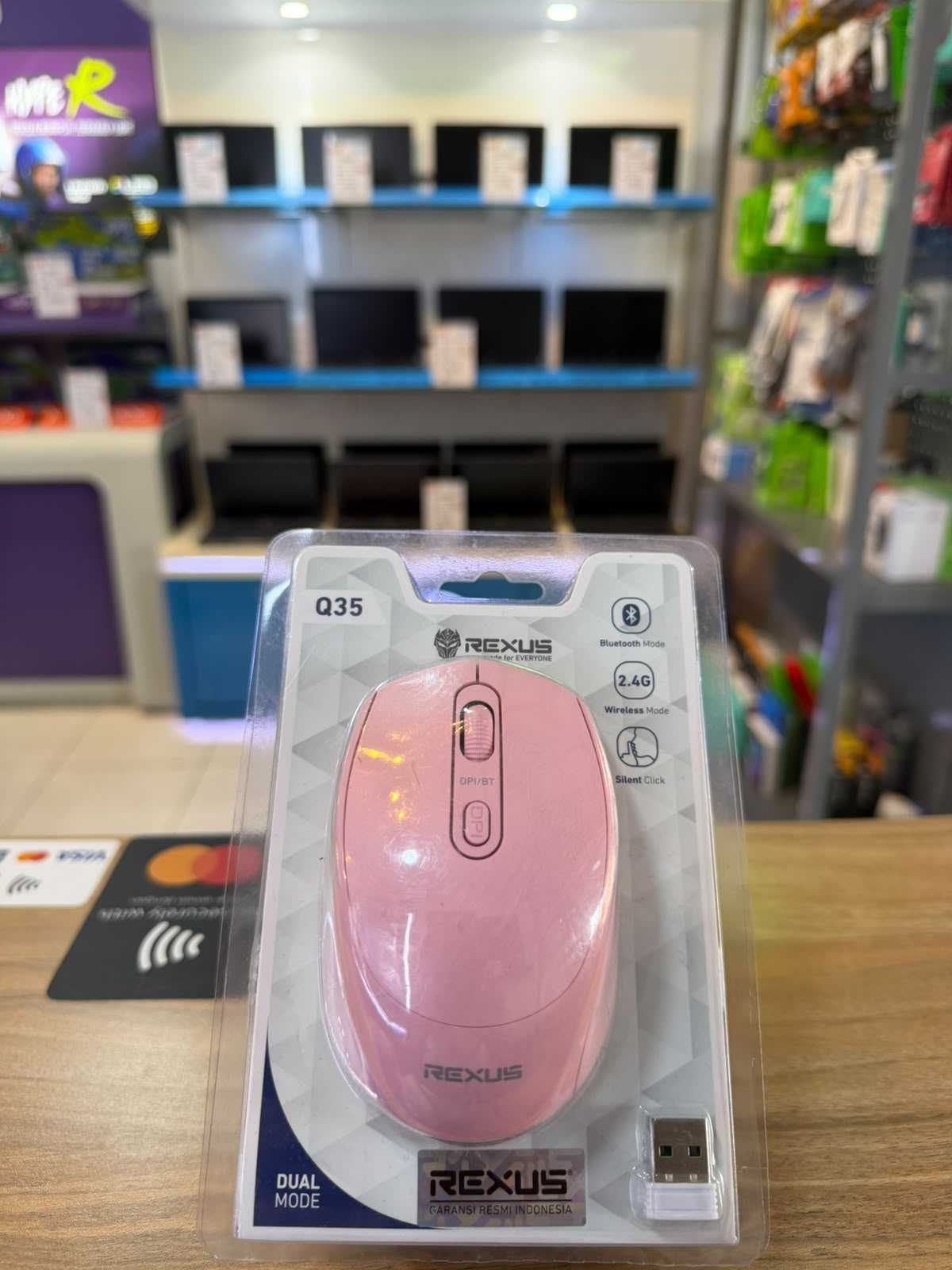 Mouse Rexus Q35 Pink