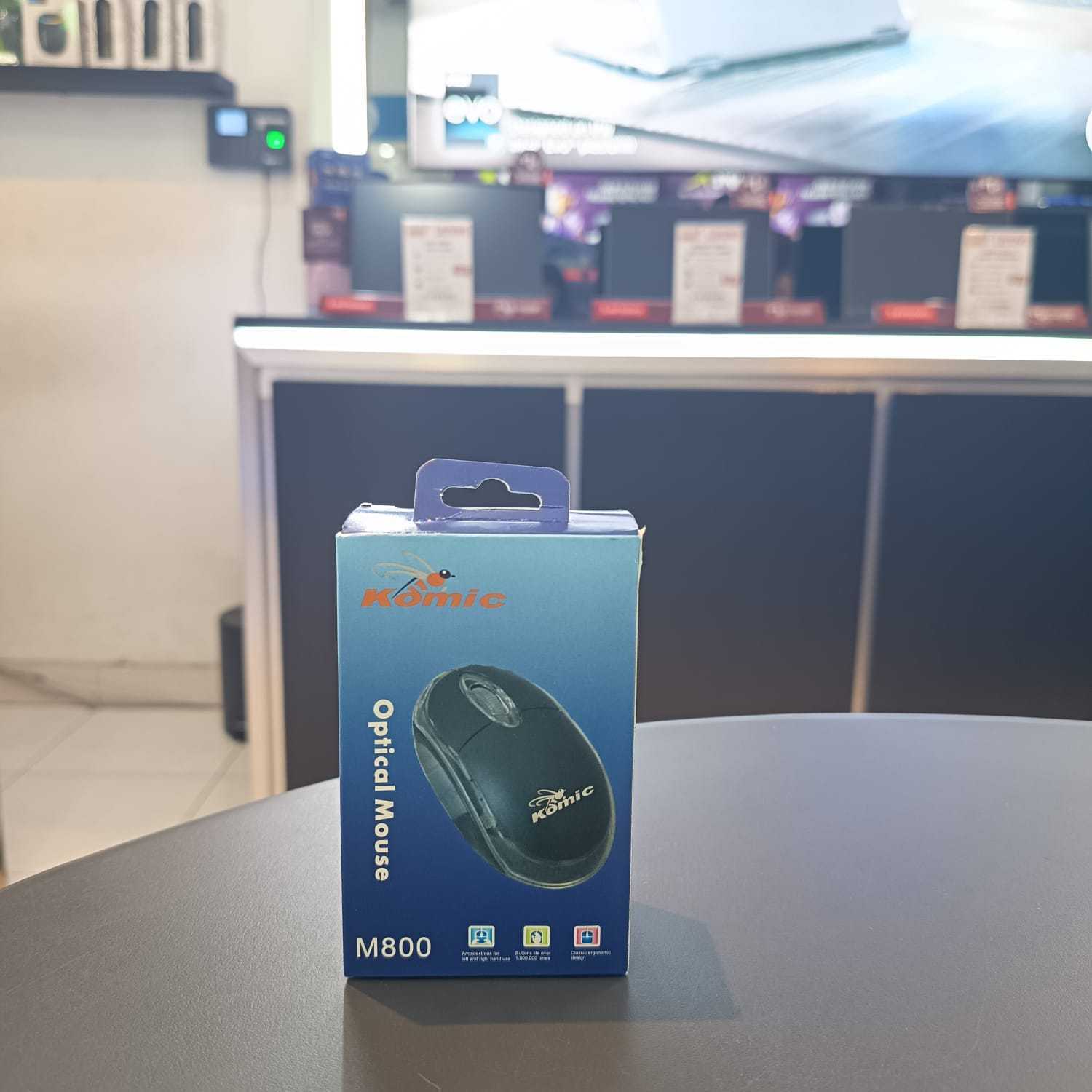 Mouse USB Cable Komic M800 Black