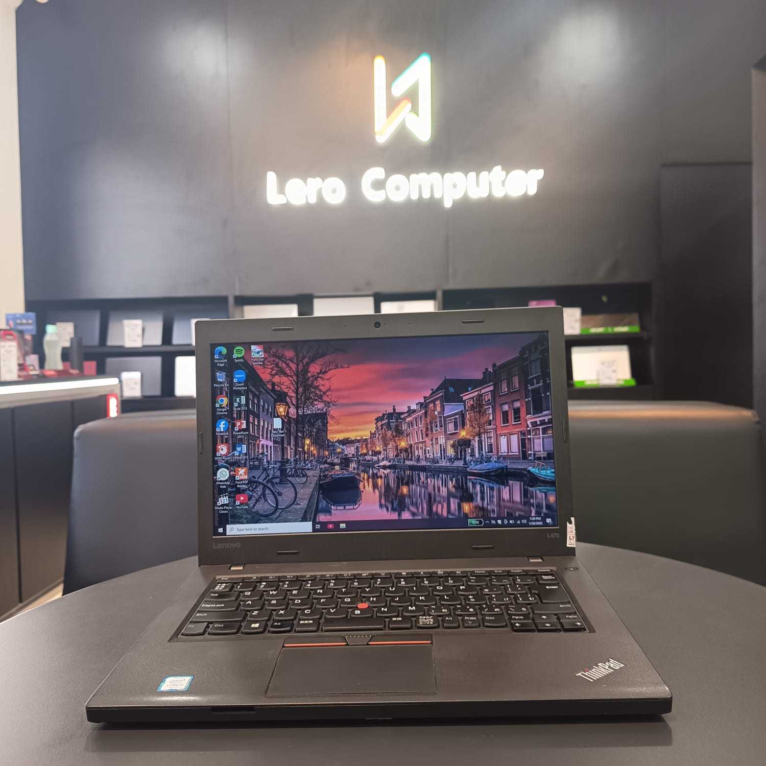 Lenovo Thinkpad L470 20J5S3UP00 Procesor Intel Core i5-7200U Ram 8GB Ssd 256GB Windows 10 Pro