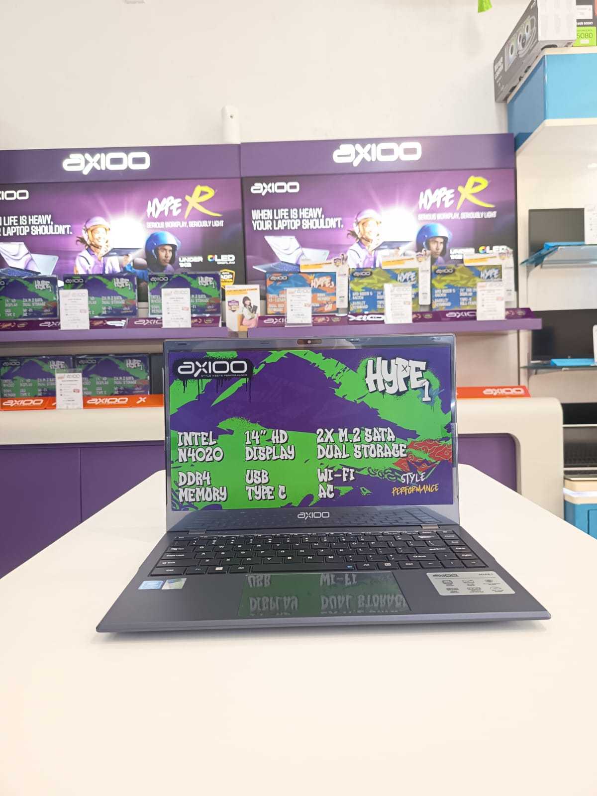 AXIOO MYBOOK HYPE 1 INTEL CELERON N4020 RAM 8GB SSD 128GB WIN 11