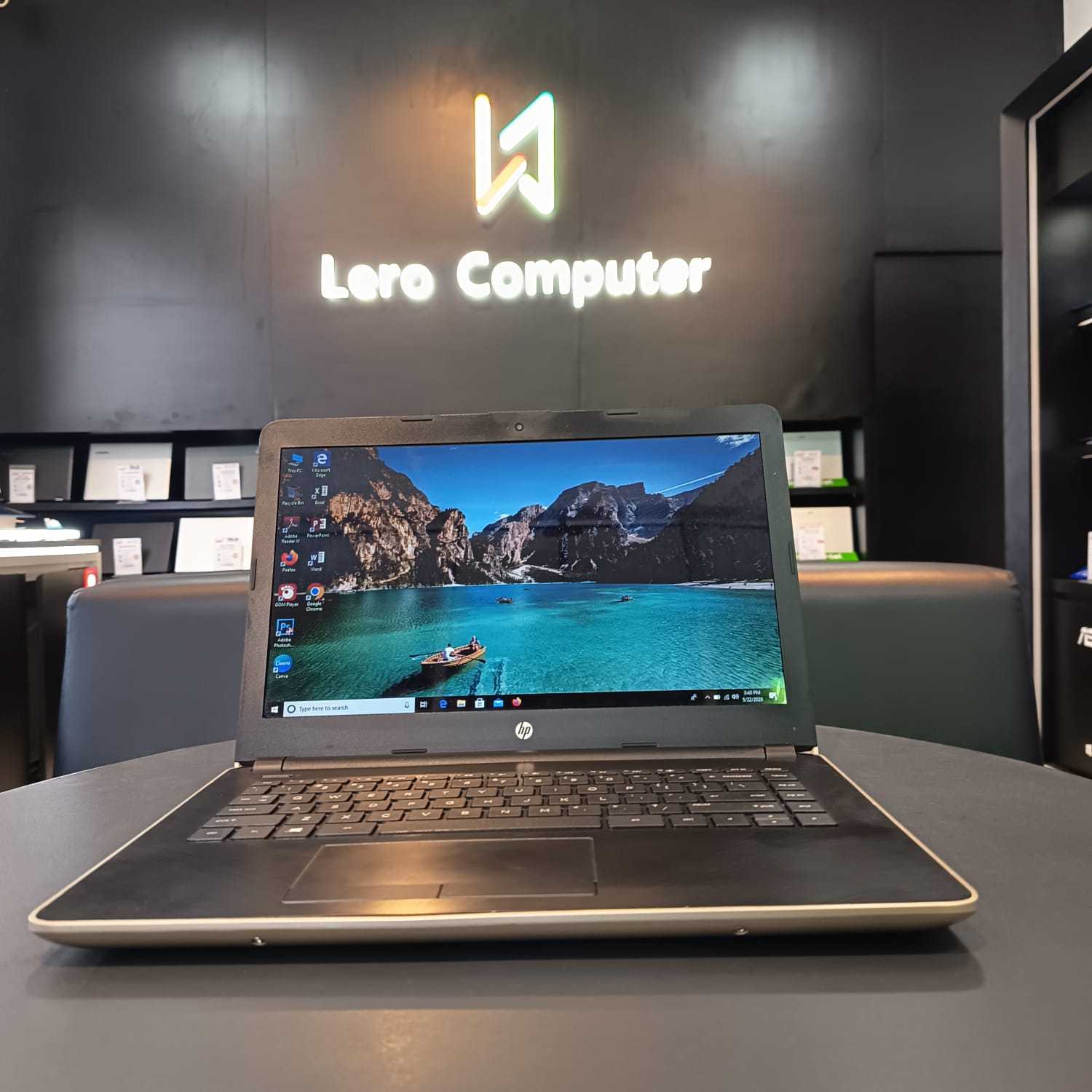 HP Notebook 14 AMD A4-9120 Radeon R3 RAM 4 GB SSD 128GB WINDOWS 10 Home