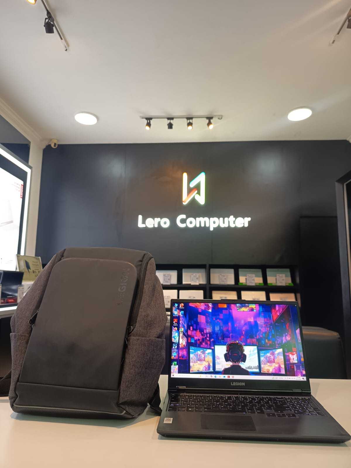 SECOND LIKE NEW LENOVO LEGION 82AU Intel Core i7-10750H Ram 16GB SSD 512GB NVIDIA Geforce GTX 1650 Windows 10 Home  Kelengkapan: Charger,Tas