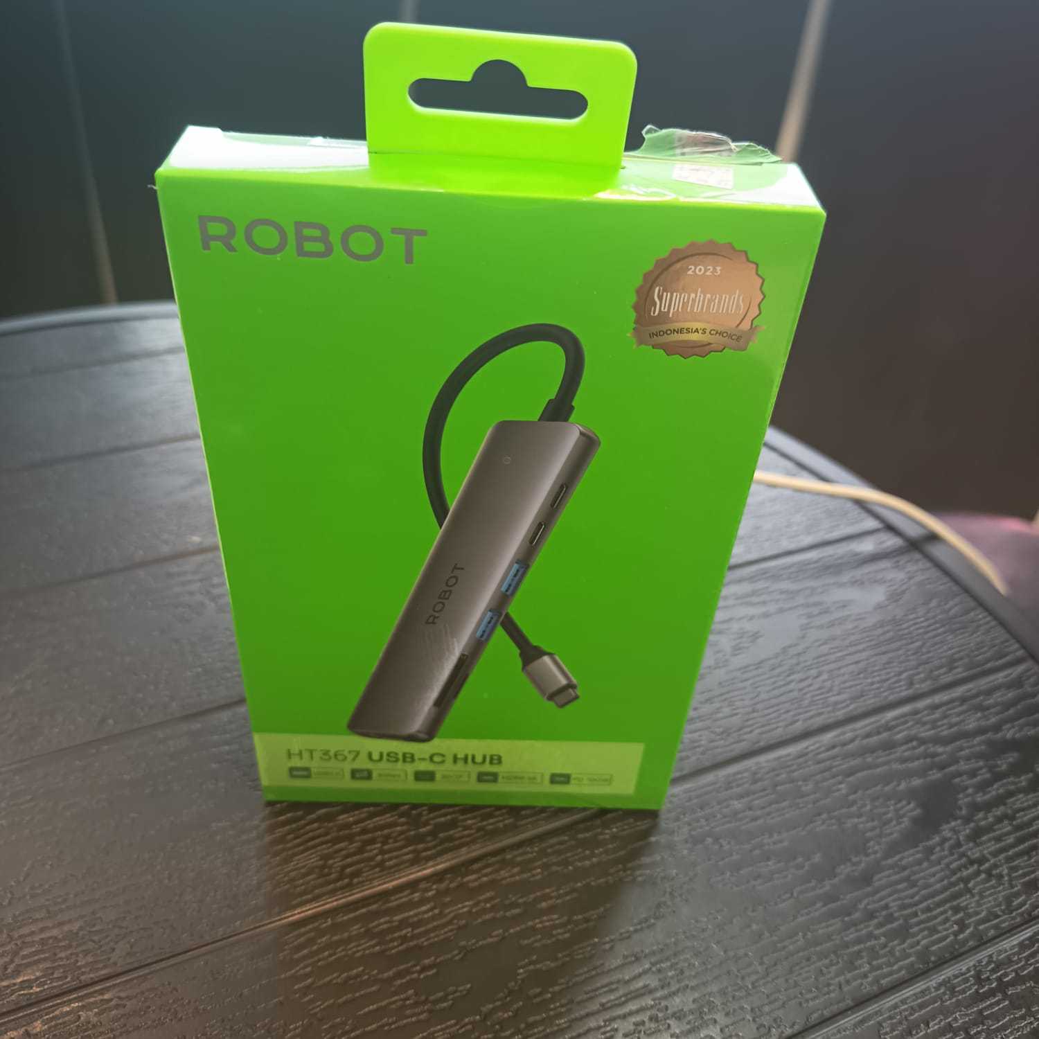 USB HUB ROBOT HT367 GREY USB 3.0