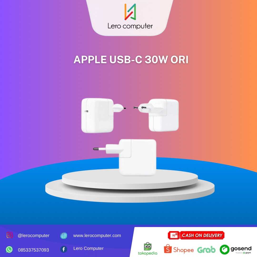 APPLE USB-C 30W ORIGINAL/LC