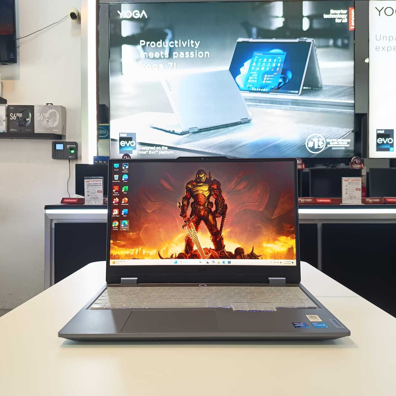 LENOVO  LOQ 83FQ Intel Core i5-12450HX RAM 16 GB DDR5 SSD 512GB INTEL ARC A530M GRAPHICS WINDOWS 11 HOME Kelengkapan: Unit+Charger 