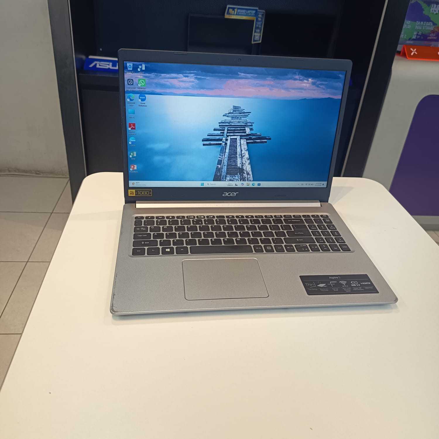 ACER ASPIRE A515-45 AMD RYZEN 5 - 5500U WITH RADEON GRAPHICS RAM 8GB DDR4 SSD 512GB W 11 HOME  Kelengkapan,Unit,Charger