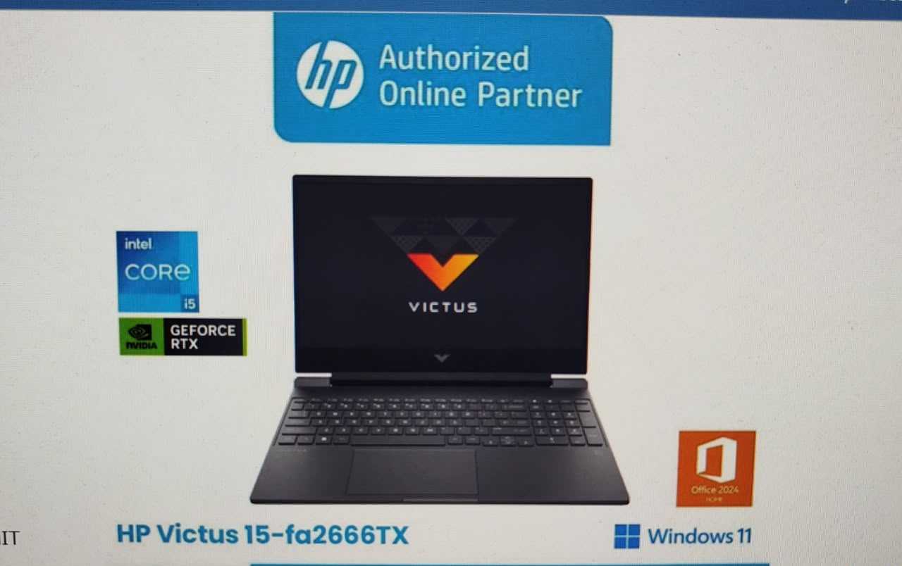 HP Victus Gaming 15-fa2666TX-B6NR1PA Intel Core i5 13420H 16GB 512GB RTX 3050 6GB W11 Home + OHS 2024 