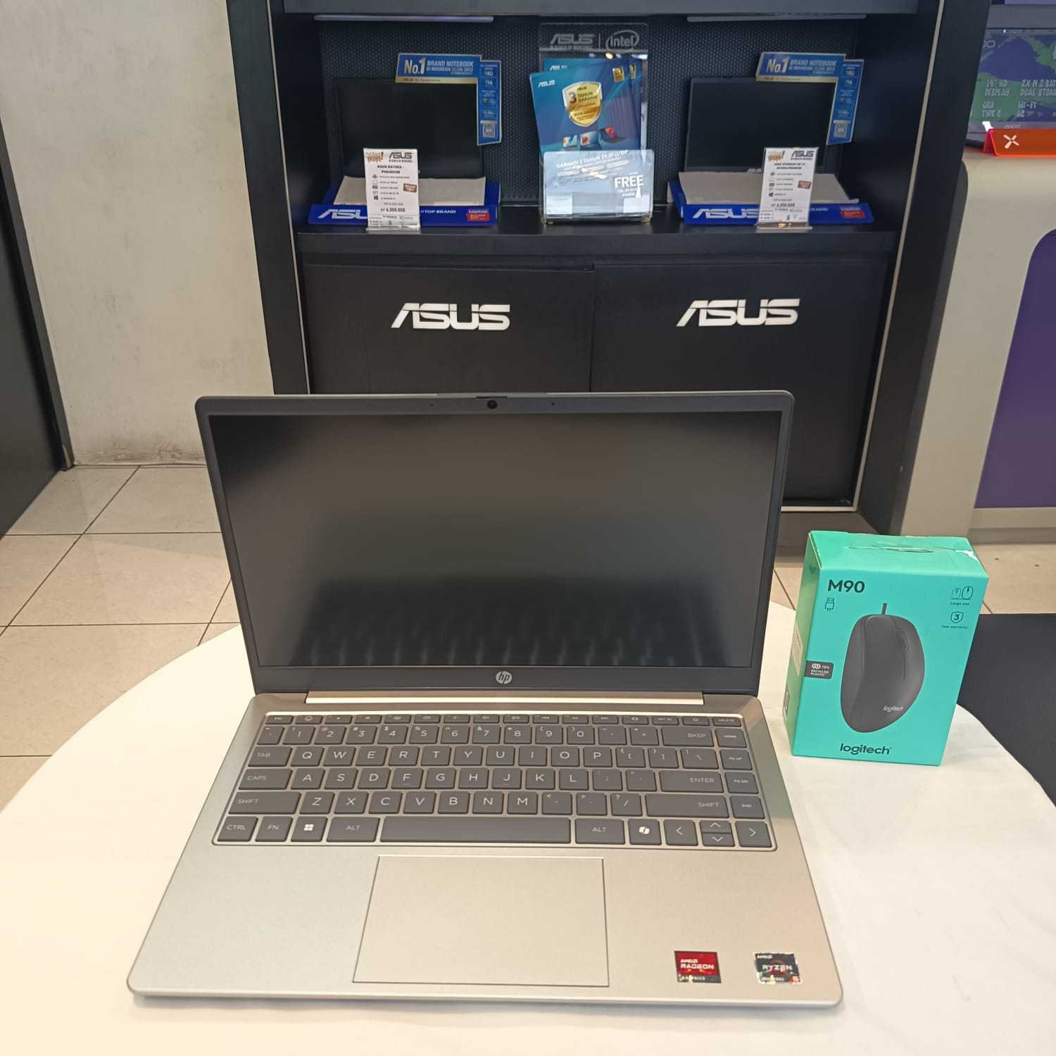 HP 14-em0530AU-BD0Y1PA/AMD RYZEN 5 7530U/RAM 8GB(2×4) DDR4/SSD 512GB/WINDOWS 11 HOME +OHS 2024