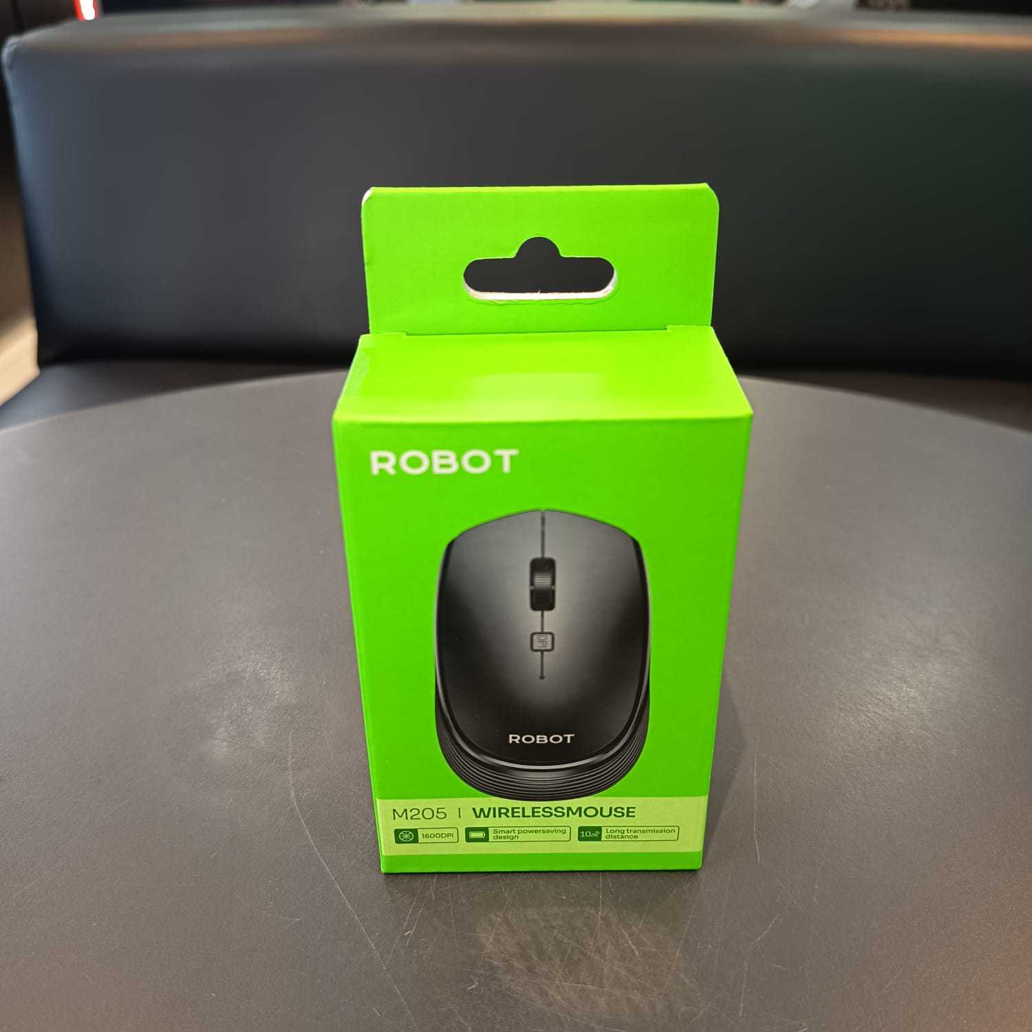 MOUSE WIRELESS ROBOT M205 BLACK 