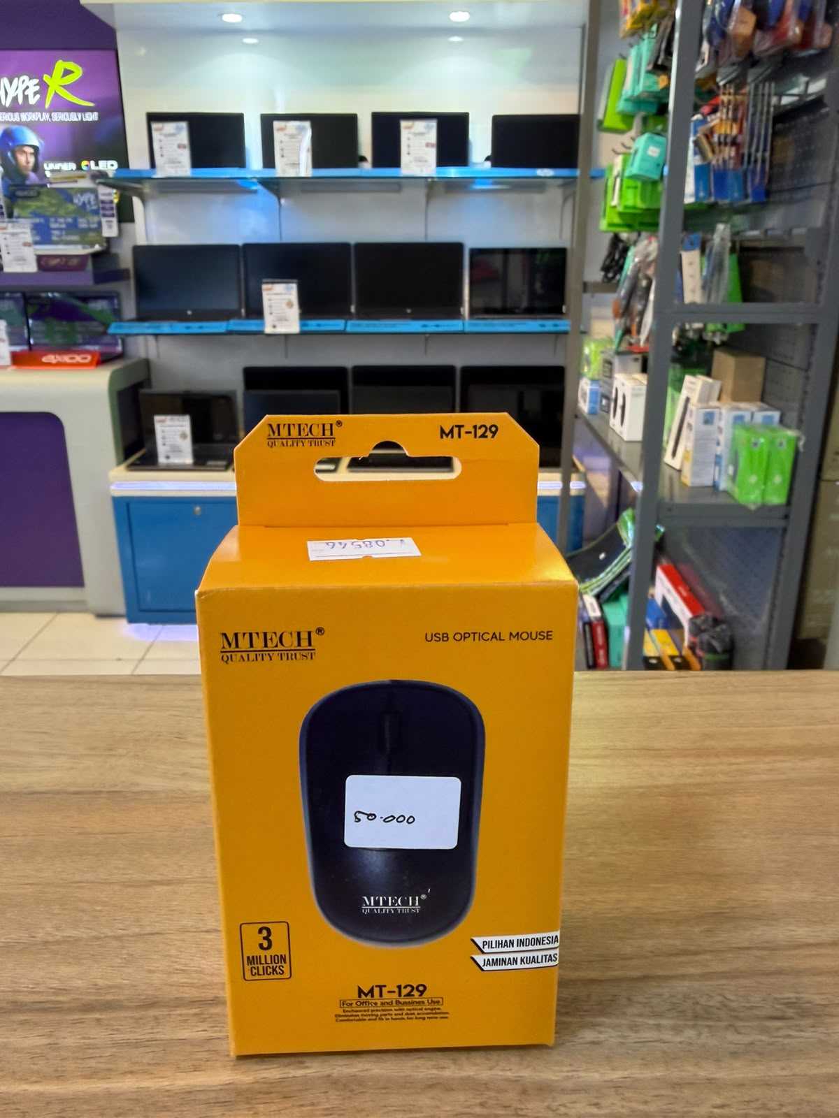 Mouse USB Mtech MT-129 Black