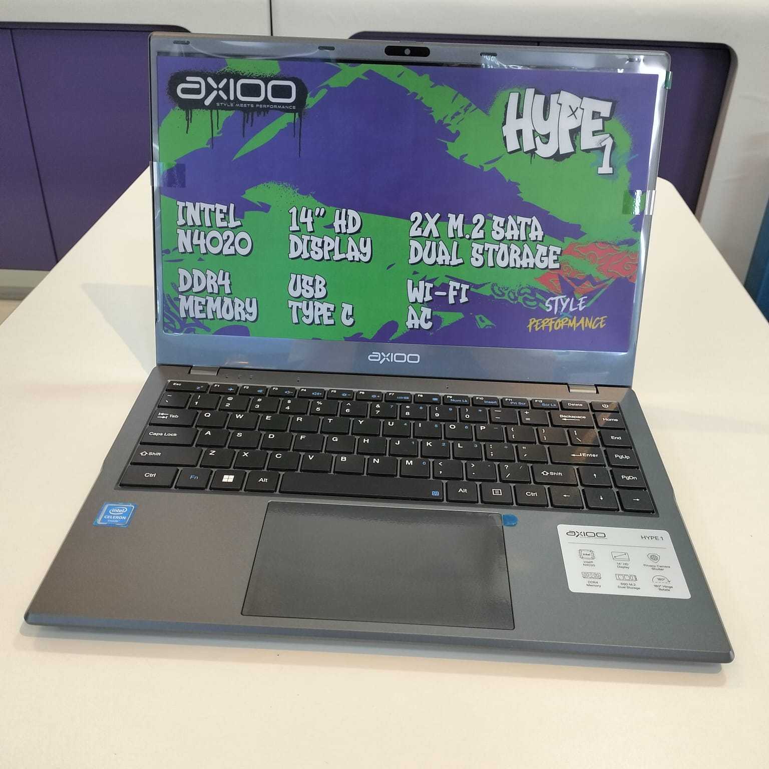 AXIOO Mybook HYPE 1 Intel Celeron N4020 4GB 128GB DOS 
