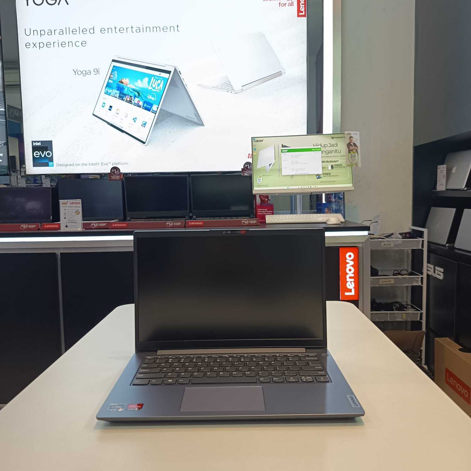 LENOVO V14 G4 AMN-82YT0115ID AMD Ryzen 3 7320U 8GB LPDDR5 512GB W11 Home + OHS 2024 