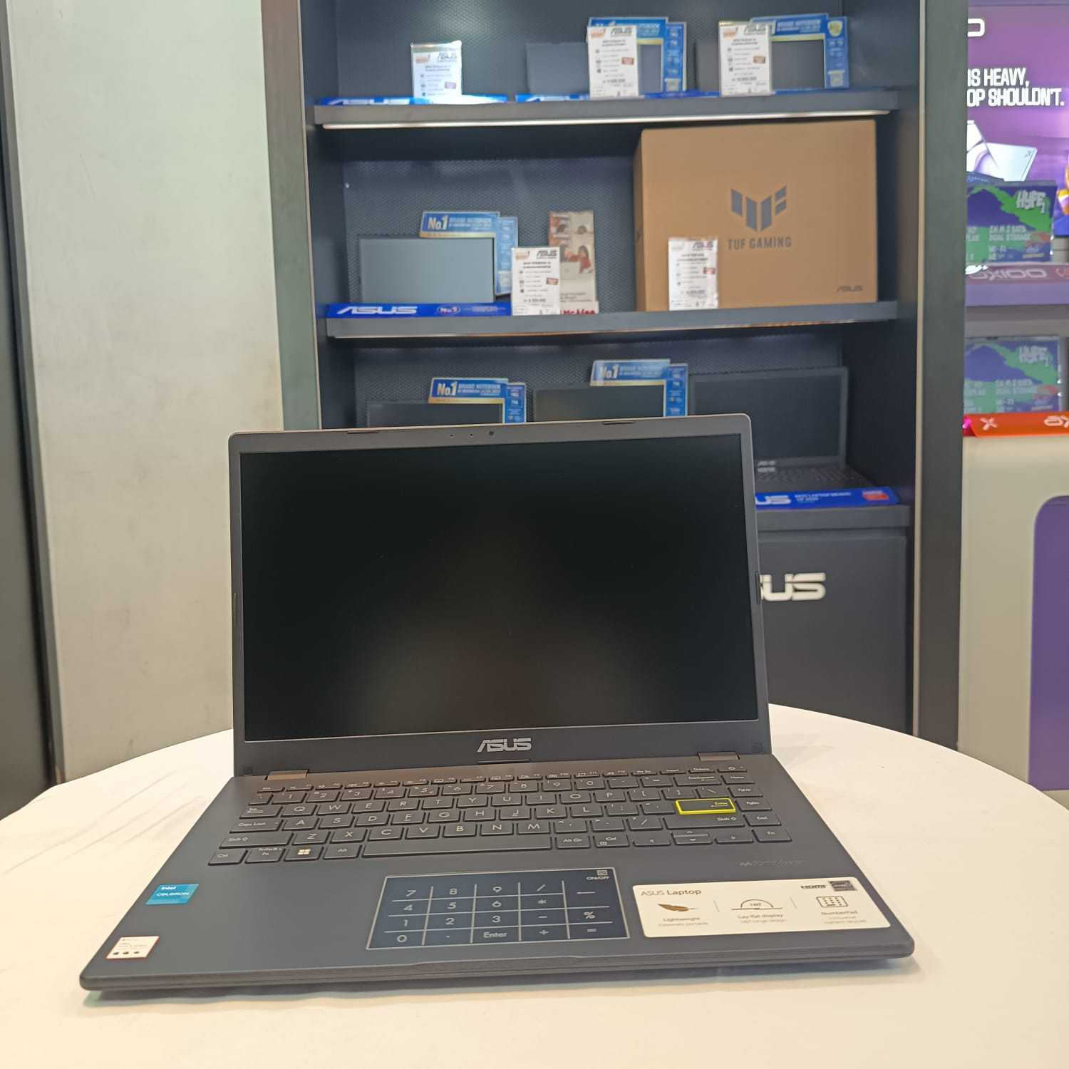 ASUS VIVOBOOK GO 14 E410KA-FHD426M Intel Celeron N4500 RAM 8GB SSD 256GB WINDOWS 11 Home + OHS 2021 + Microsoft 365 Basic Peacock Blue