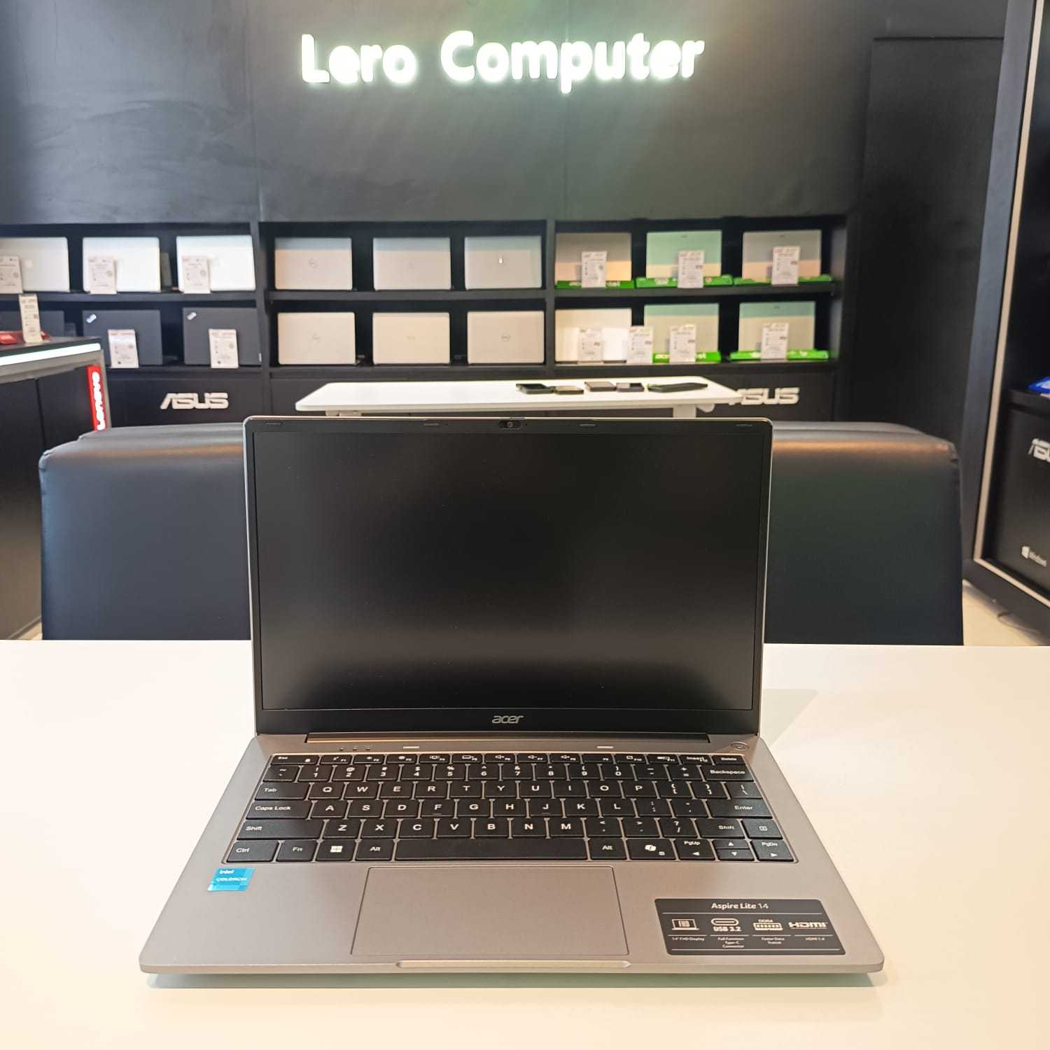 ACER Aspire Lite AL14-36P-C25A Intel N4500 8GB DDR5 256GB W11 Home + OHS 2024 Grey + Backpack