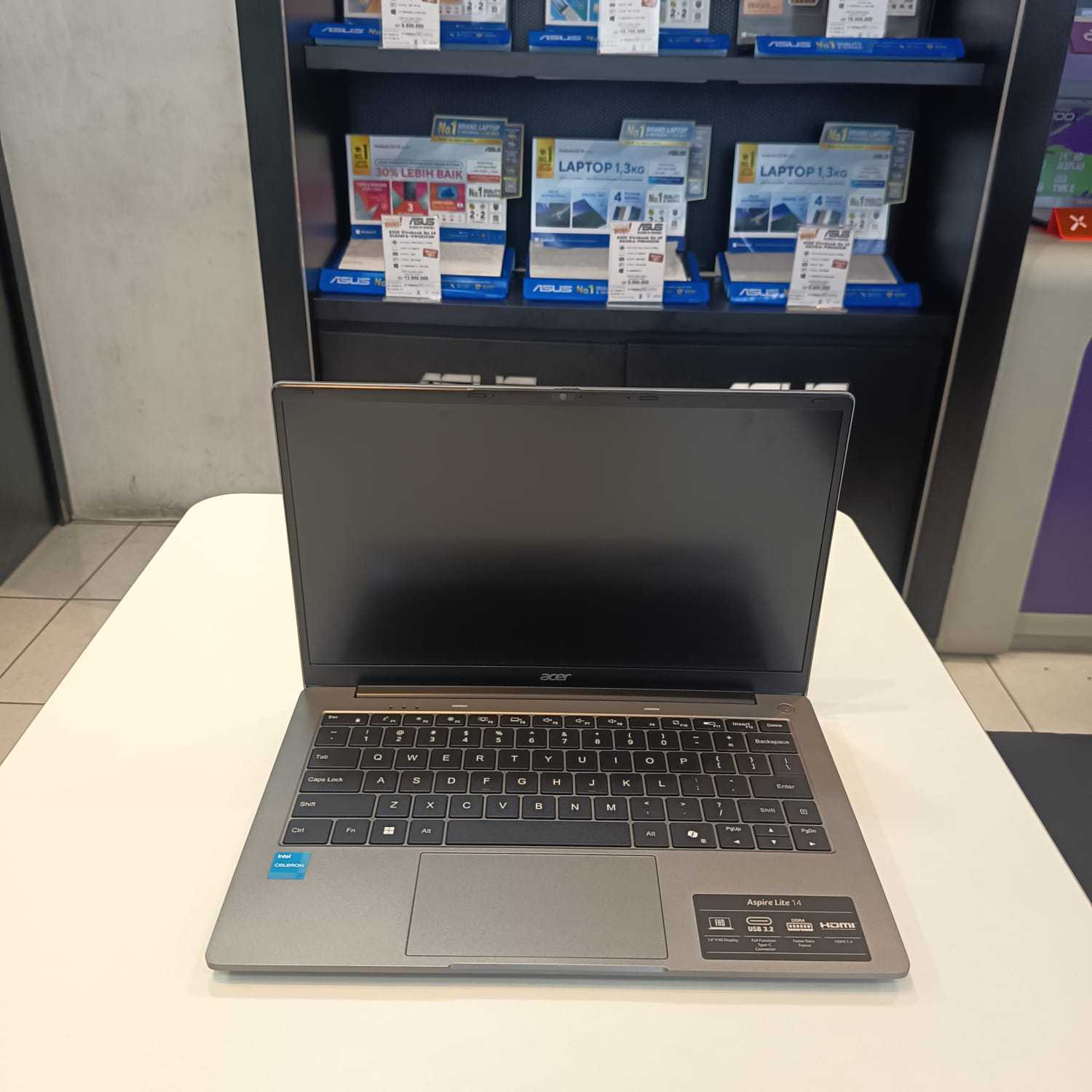 ACER Aspire Lite AL 14-36P-C25A Intel N4500 8GB DDR4 256GB W11 Hame + OHS 2024+M365 Grey