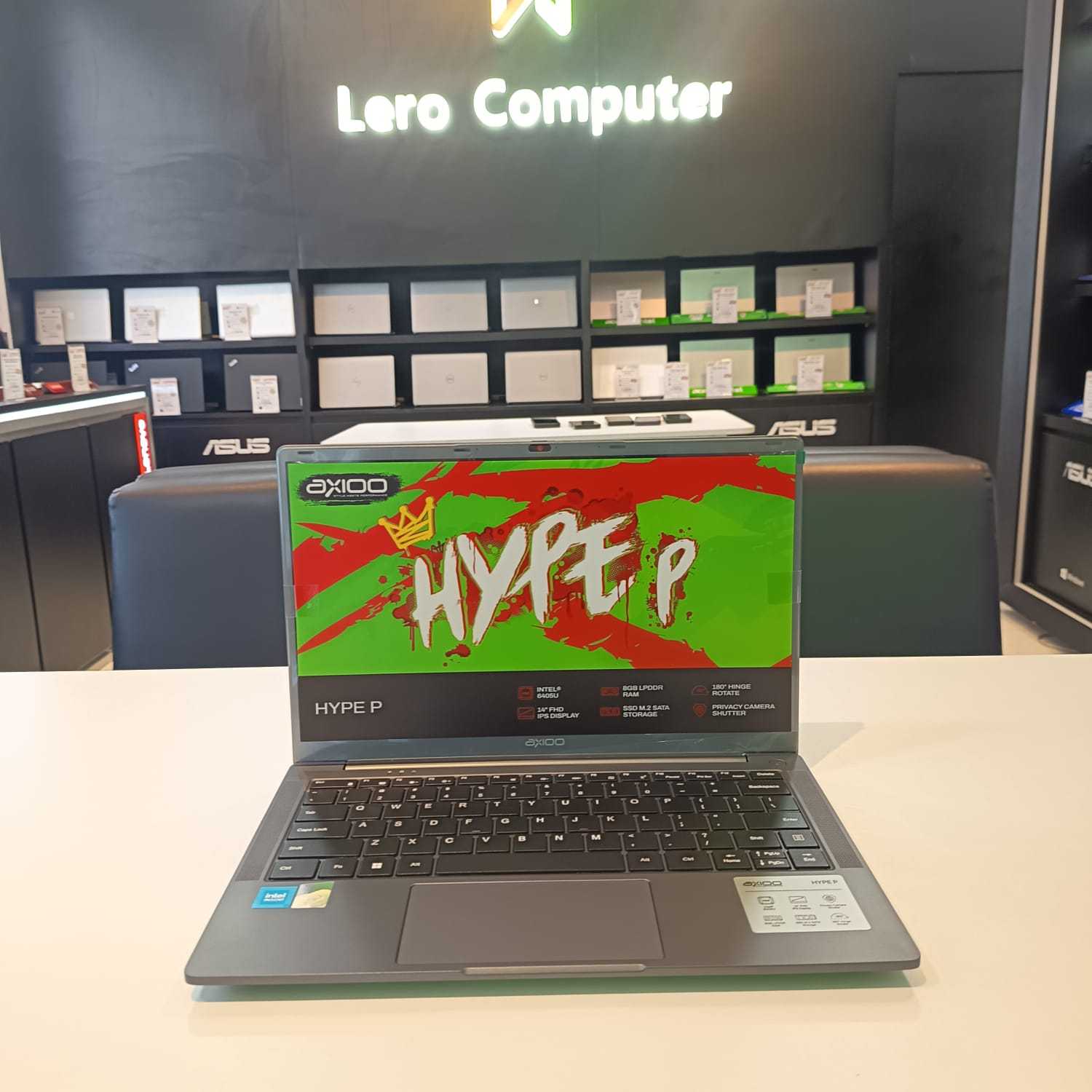 AXIOO HYPE P Intel Pentium Gald 6405U 8GB 256GB W11 GREY (ΝΒΑΧHP-PGA-082R1) Tanpa Tas