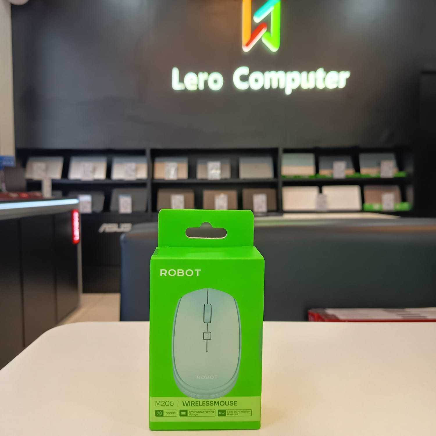 Mouse Wireless ROBOT M205 2.4G Green
