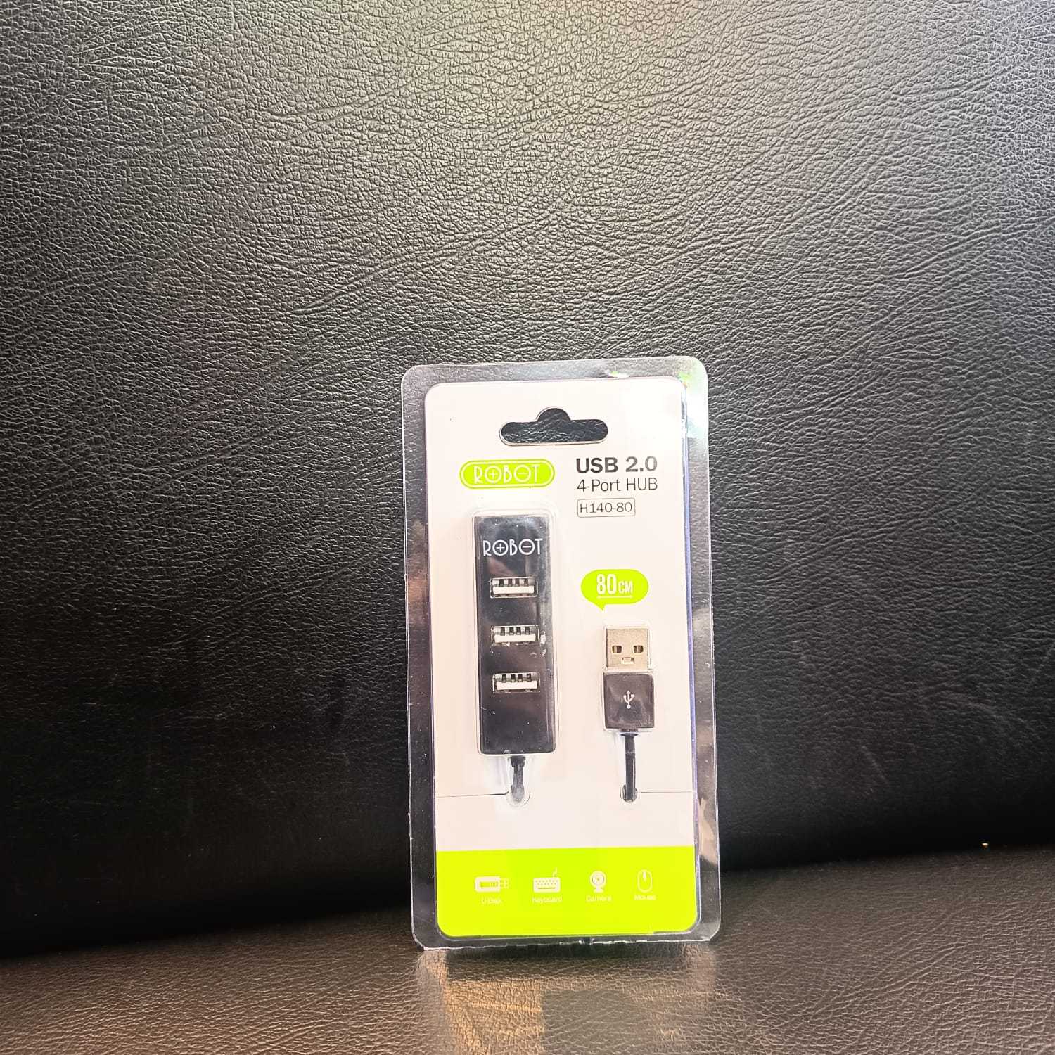 USB Hub Robot H140-80 Black 4 port