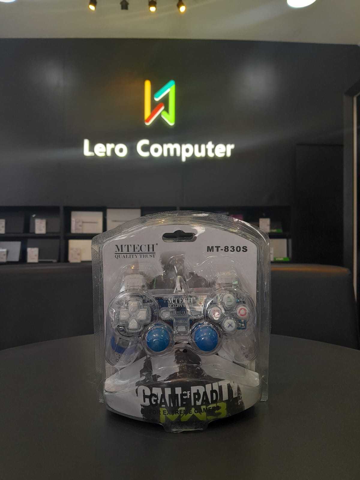 Gamepad Single getar MTECH Transparan Bening (MT-8305) 