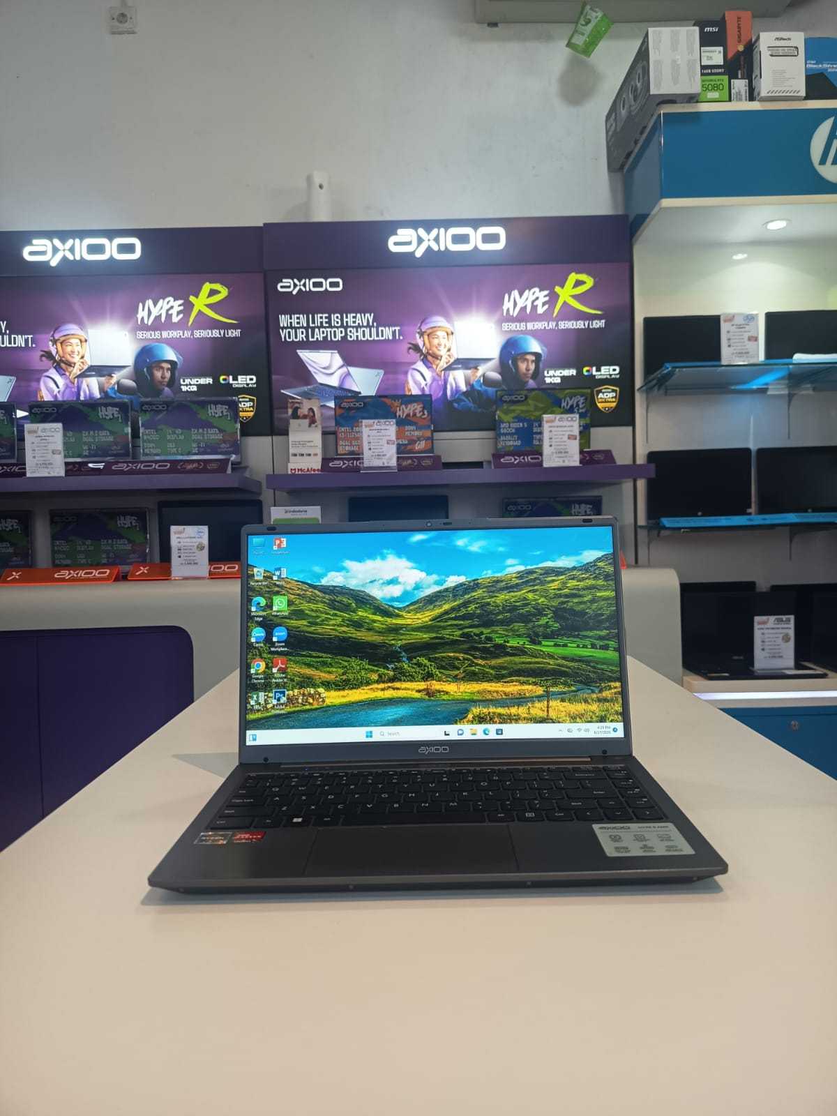 Axioo Mybook Hype 5  AMD X3  AMD Ryzen 5 3500U RAM 16GB SSD 256GB Windows 11 Pro