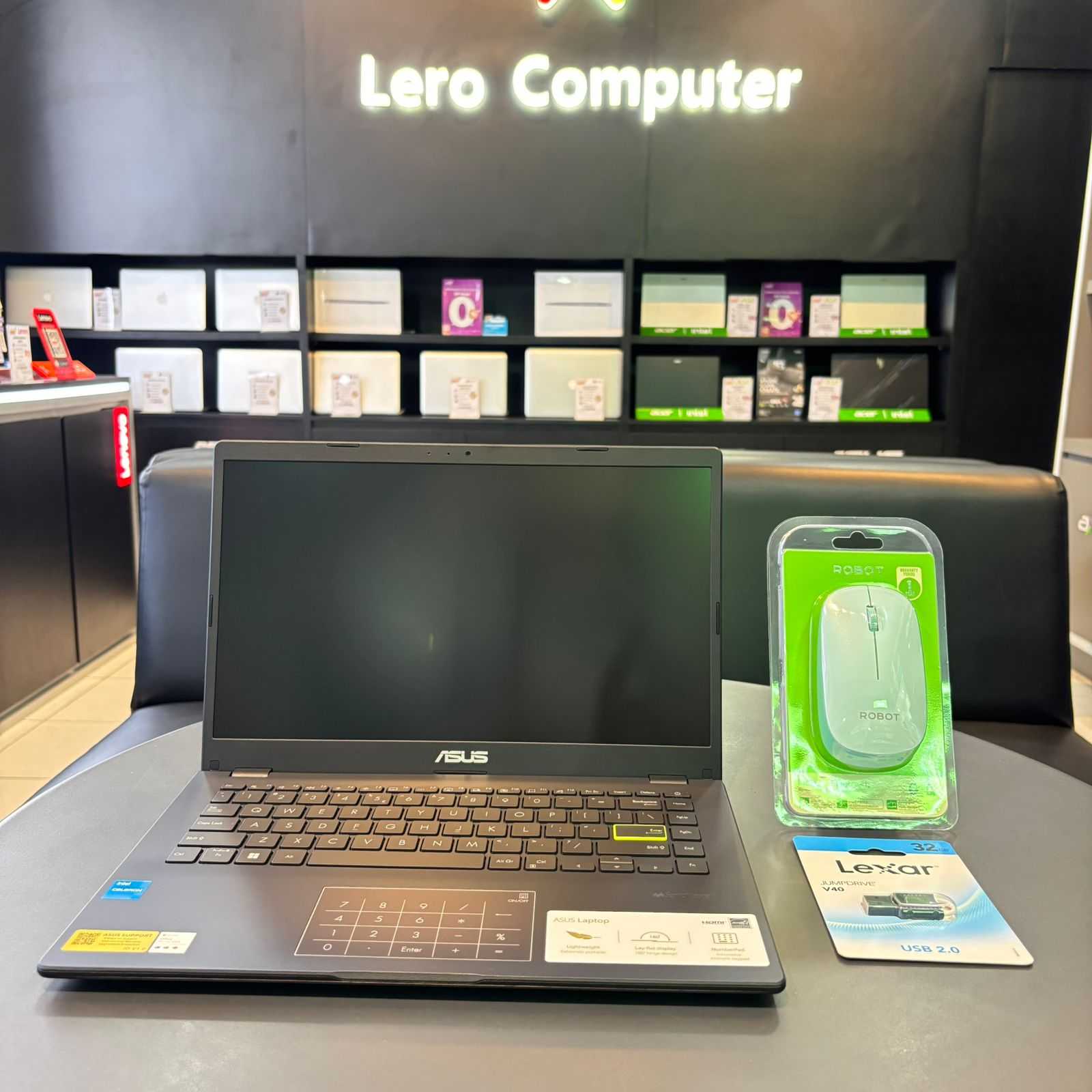 ASUS E410KA-FHD4853M/ INTEL CELERON N4500/ RAM 8GB/ SSD 512GB/ WINDOWS 11 HOME SL OHS PEACOCK BLUE