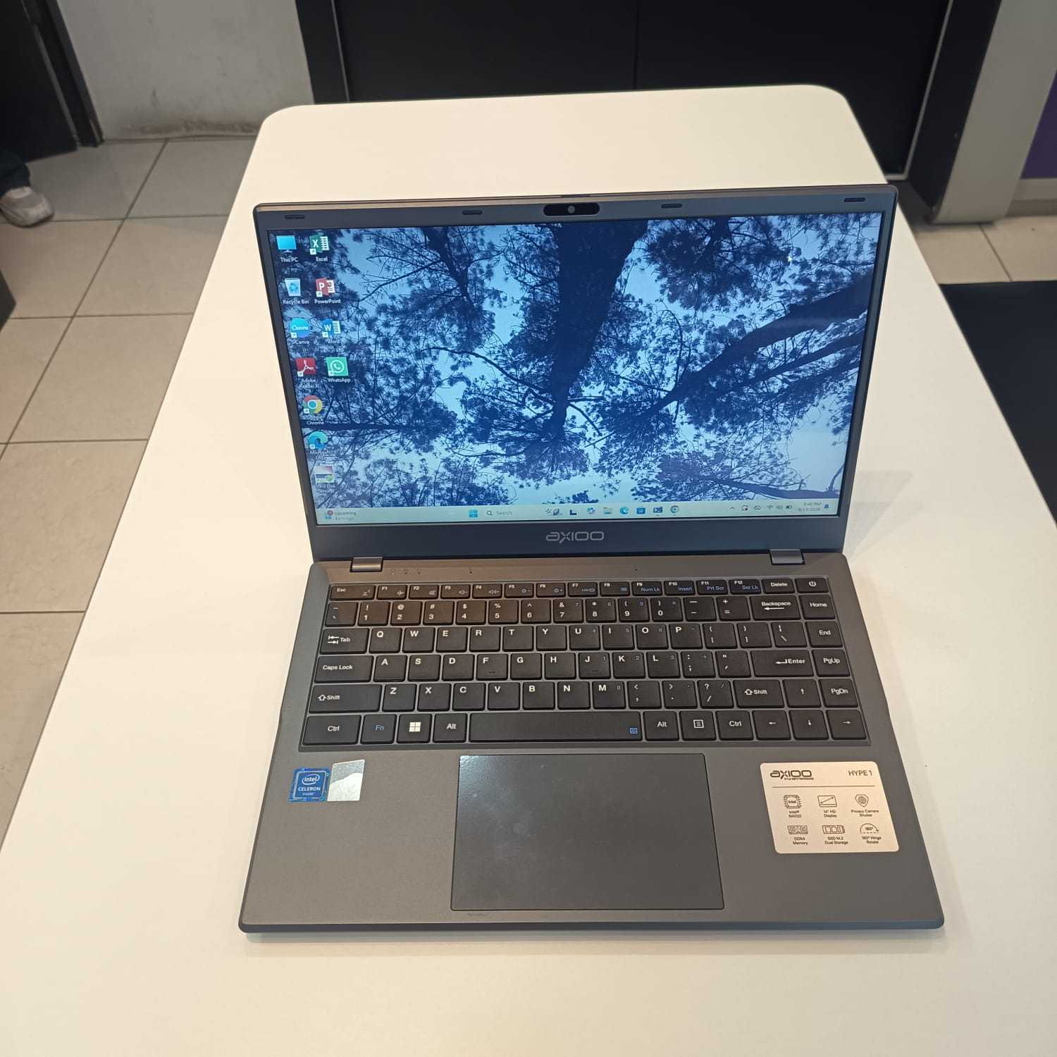AXIOO HYPE 1 INTEL CELERON N4020 RAM 4GB DDR4 SSD 128GB W 11 HOME  Kelengkapan Unit,Charger
