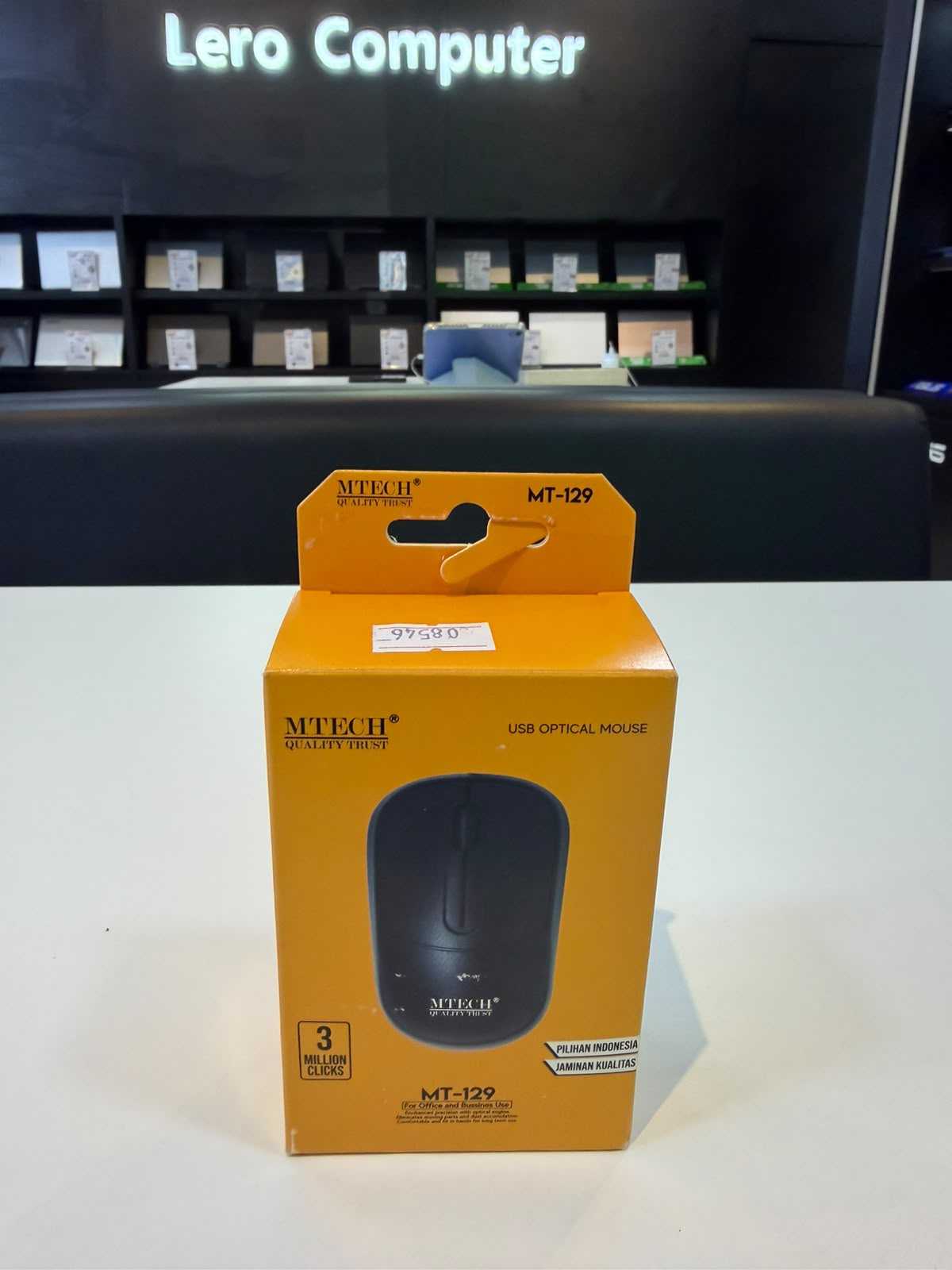 MOUSE USB MT-129 BLACK