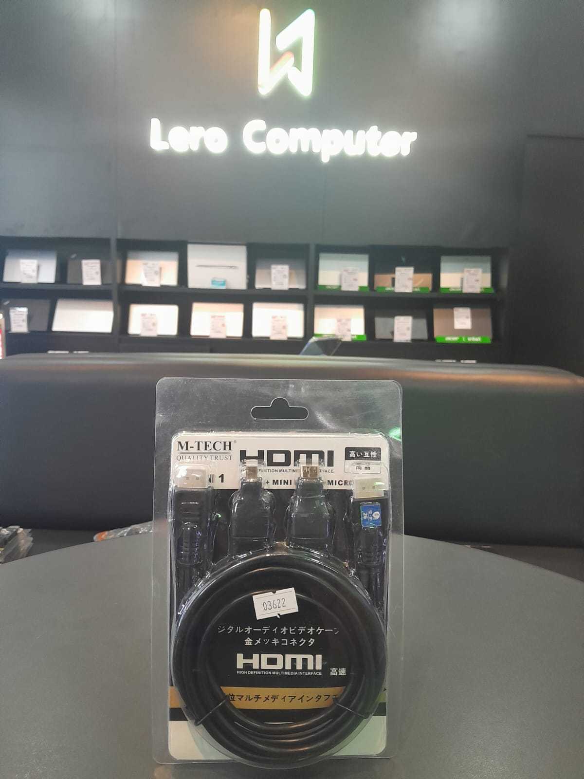 KABEL HDMI 3IN (MINI HDMI-MICRO HDMI-HDMI)
