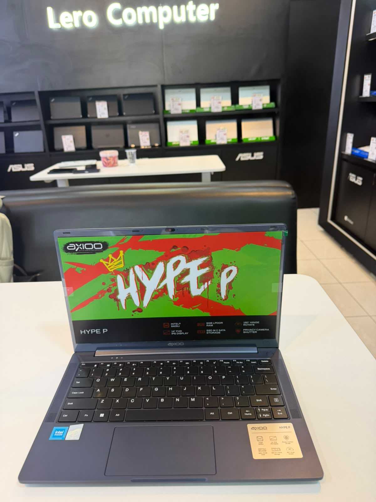 AXIOO HYPE P Intel Pentium Gold 6405U 8GB 256GB W11 GREY 