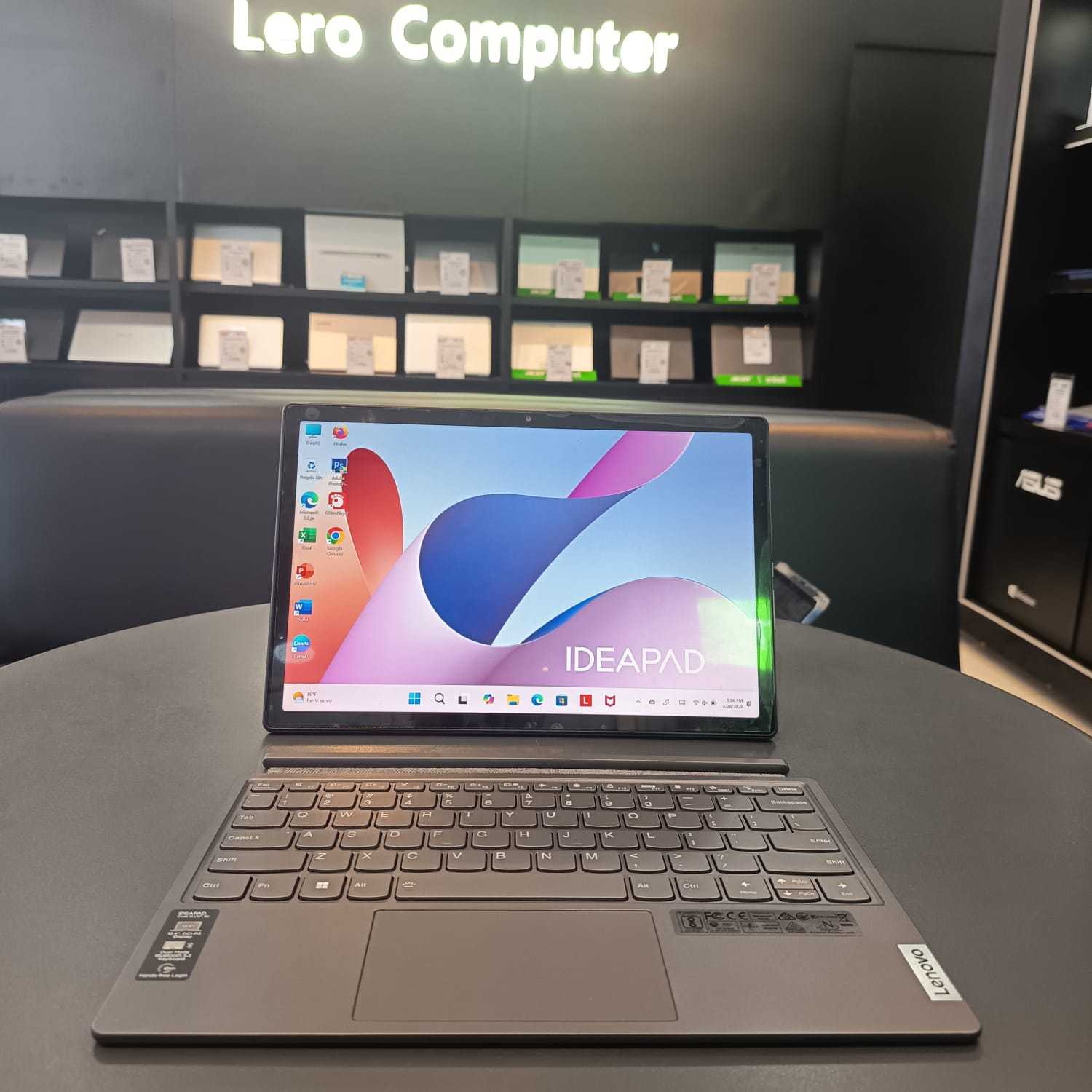 LENOVO IDEAPAD DUET 5 121RU8 SECOND LIKE NEW INTEL CORE i5-1335U RAM 16GB SSD 512GB WINDOWS 11 TOUCHSCREEN  Kelengkapan  FULLSET Box, Tas, PenTouch,