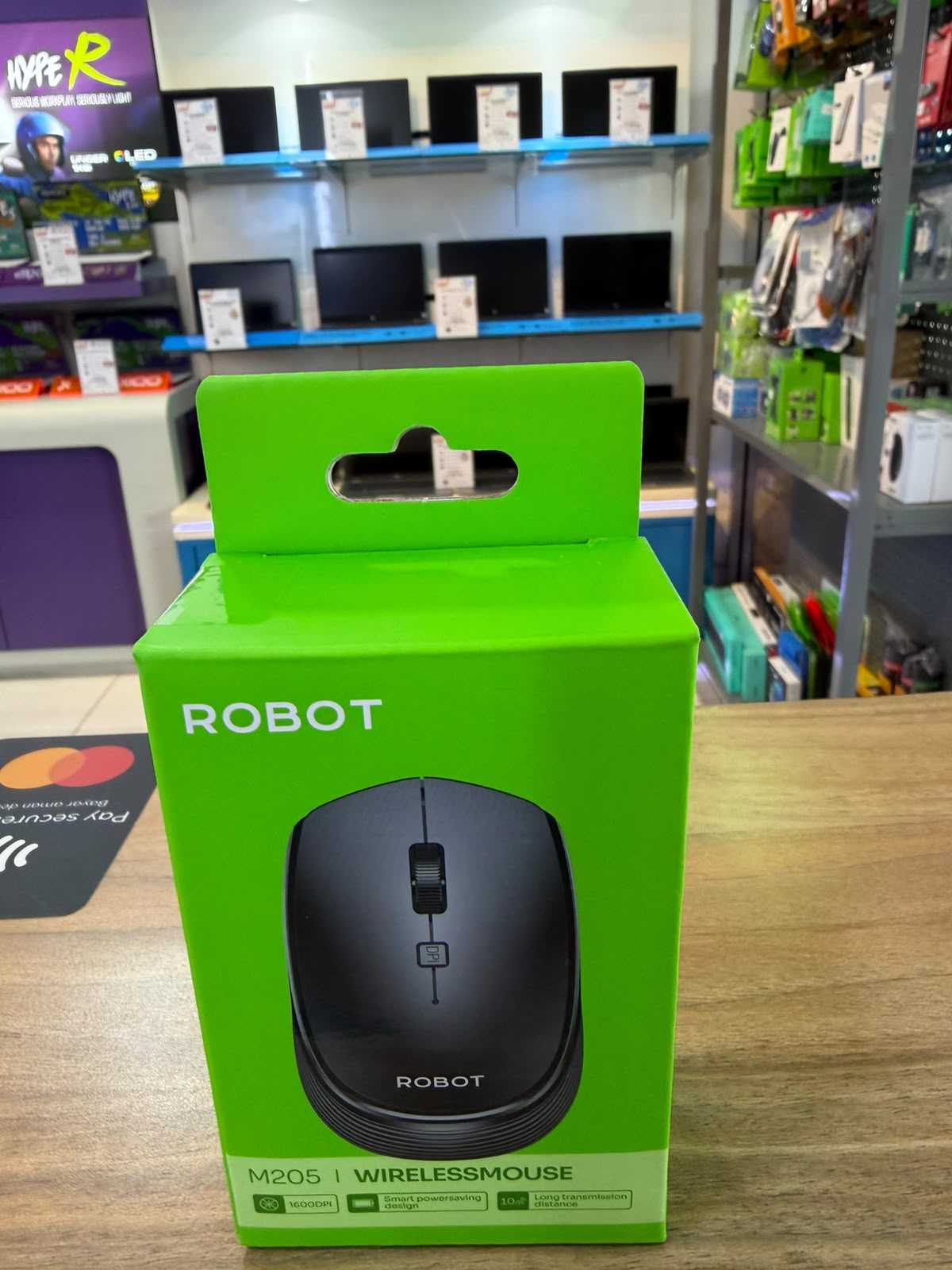 MOUSE WIRELESS ROBOT M205 2.4G BLACK 